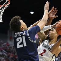 Tucker Anderson's 3-pointer lifts Utah State to upset win over No. 20 San Diego State