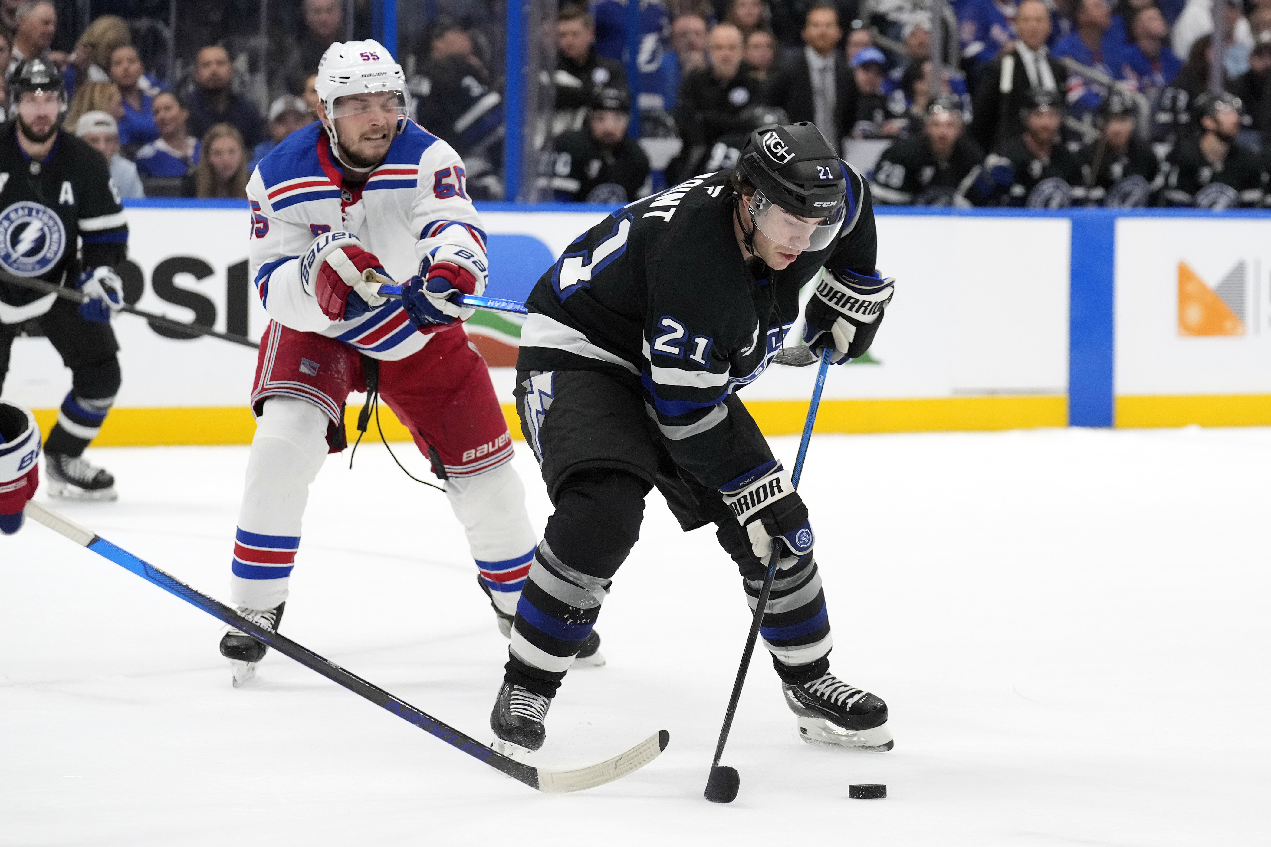 Point and Kucherov lead surging Lightning to 6-2 win over reeling Rangers