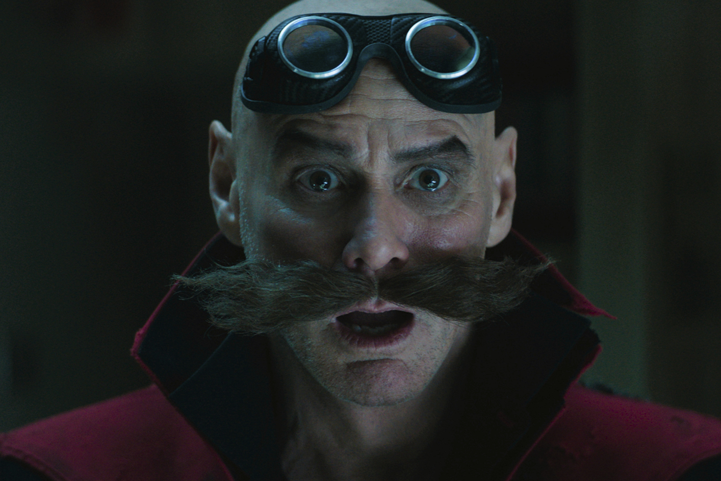 This image released by Paramount Pictures and Sega of America shows Jim Carrey, as Ivo Robotnik, in a scene from "Sonic the Hedgehog 3."