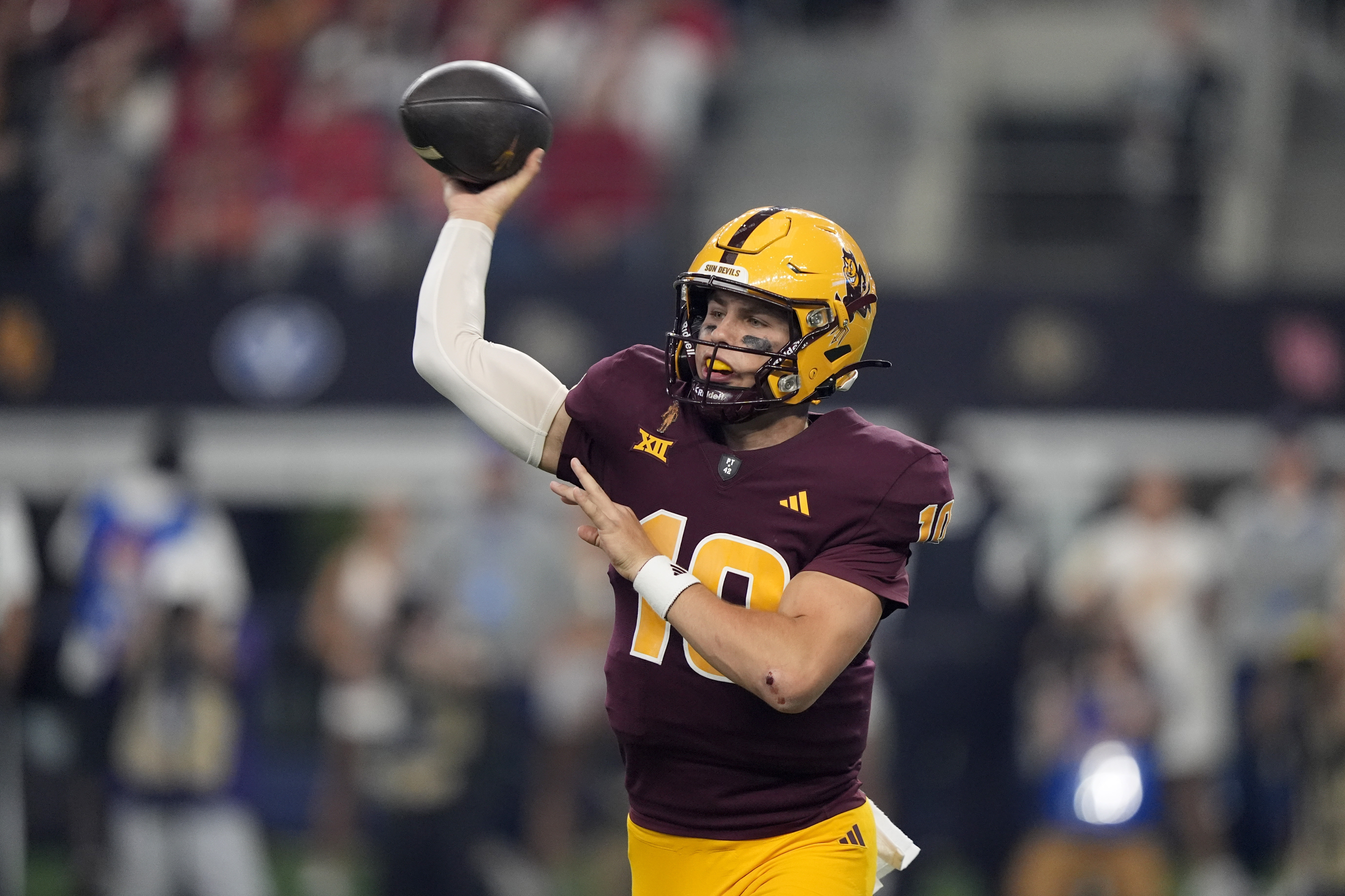 Arizona State QB Sam Leavitt now out for Saturday's game against Utah
