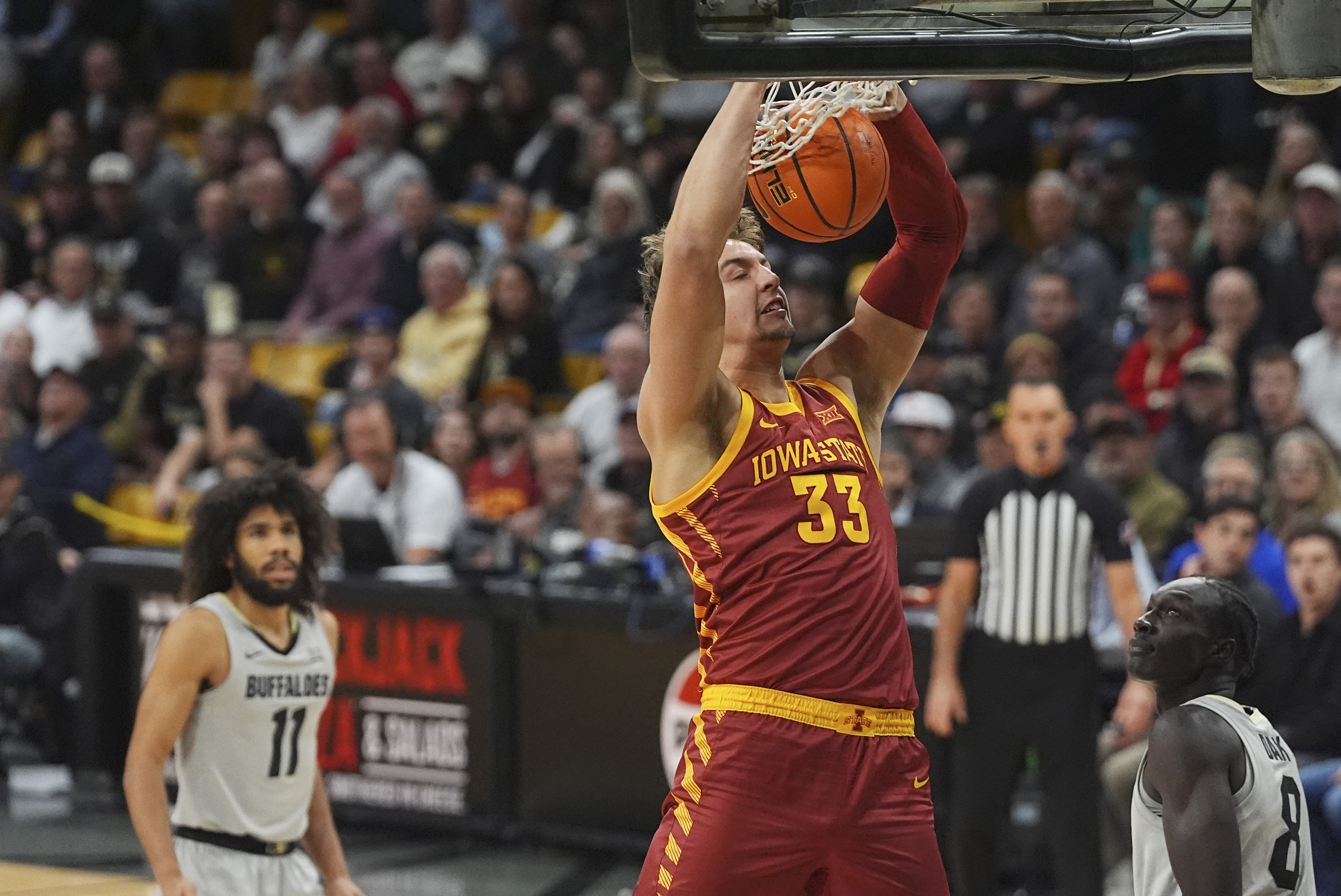 No. 3 Iowa State spoils Colorado's return to the Big 12, beats the Buffalos 79-69