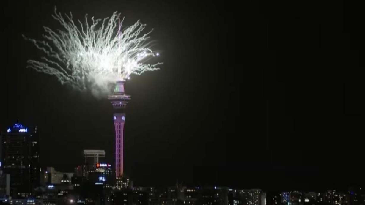 New Zealand's Auckland is the first major city to welcome 2025 with fireworks and light show