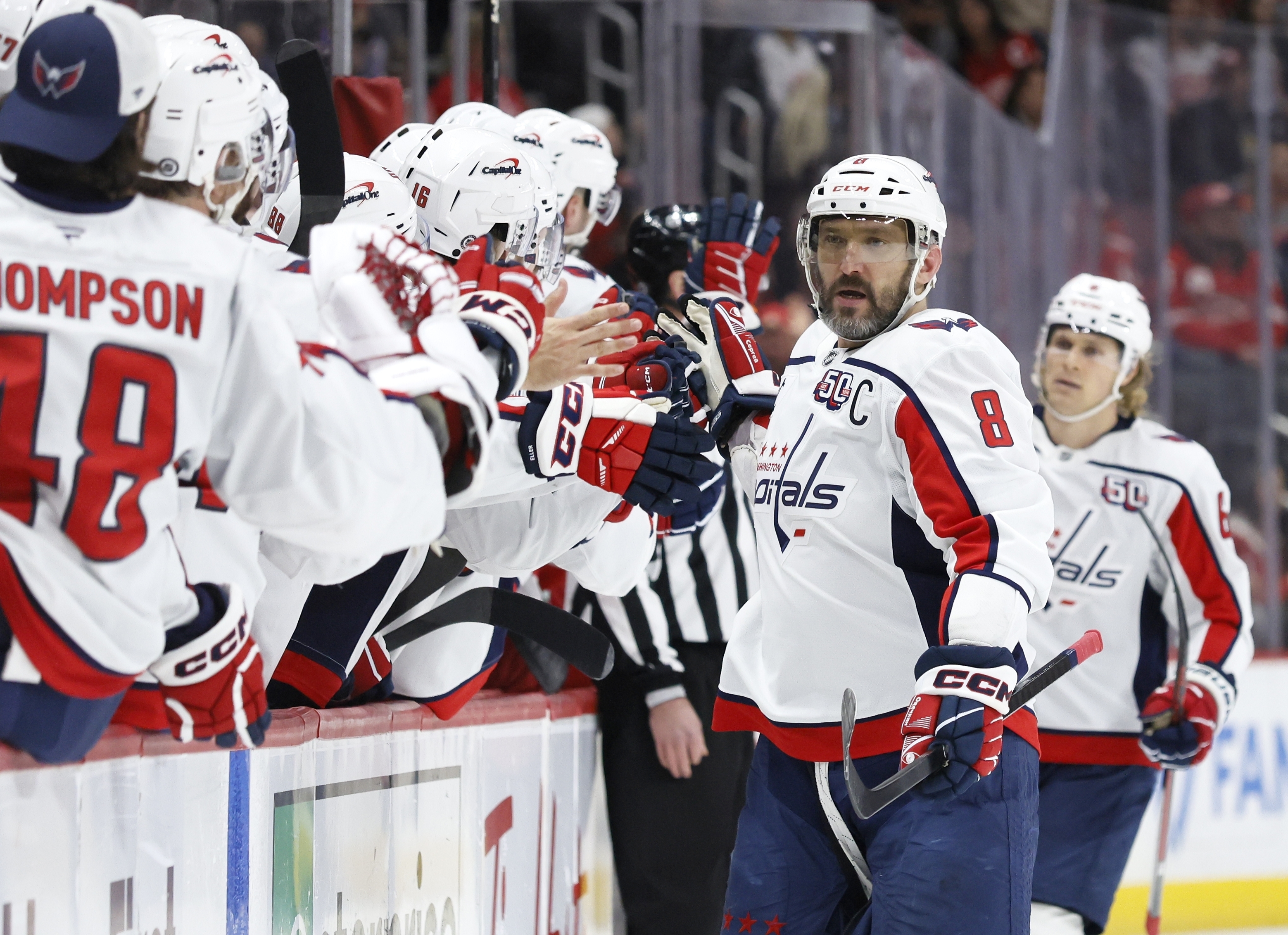 Alex Ovechkin is on track to break Wayne Gretzky's NHL career goals record