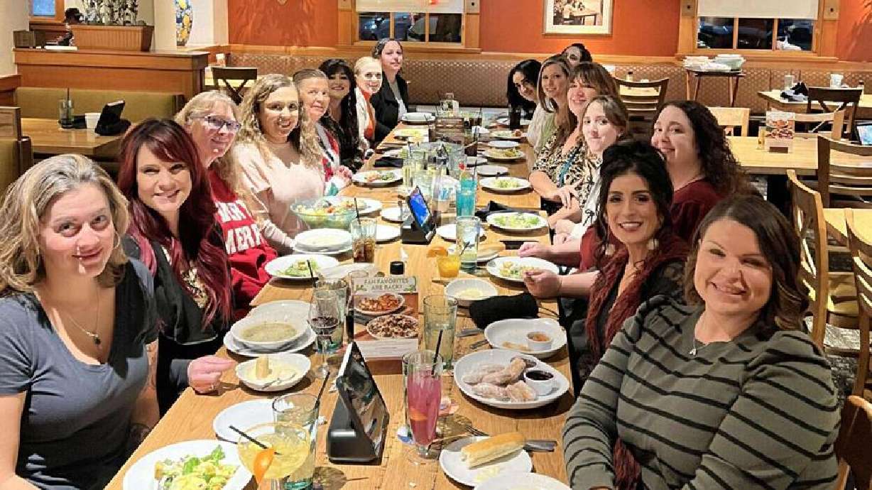Two St. George servers received an unexpected surprise at work when a group of approximately 20 women took part in an annual event dubbed "Tip-A-Server" at the St. George Olive Garden.