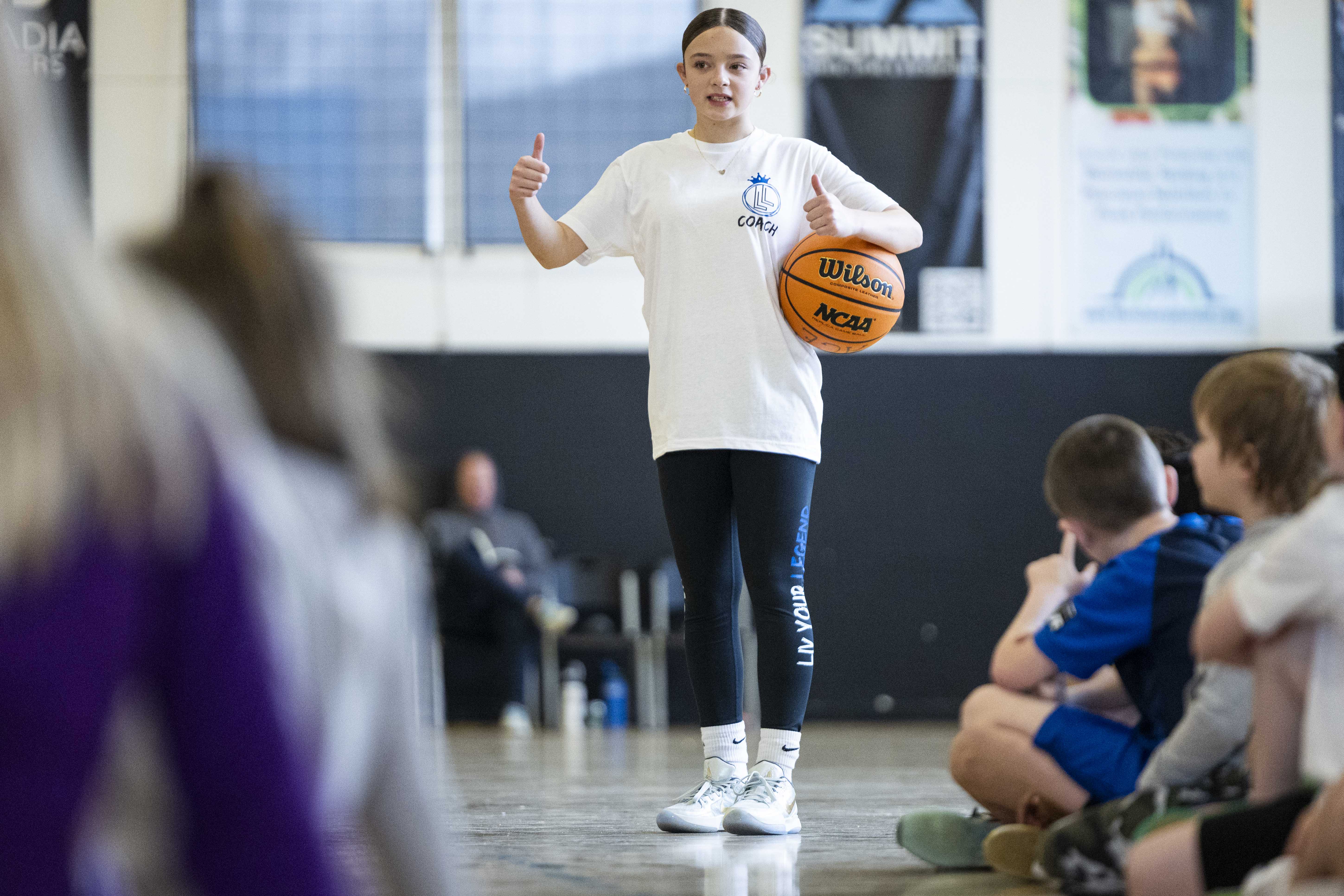 Basketball camp teaches layups, leadership skills with help of young coaches