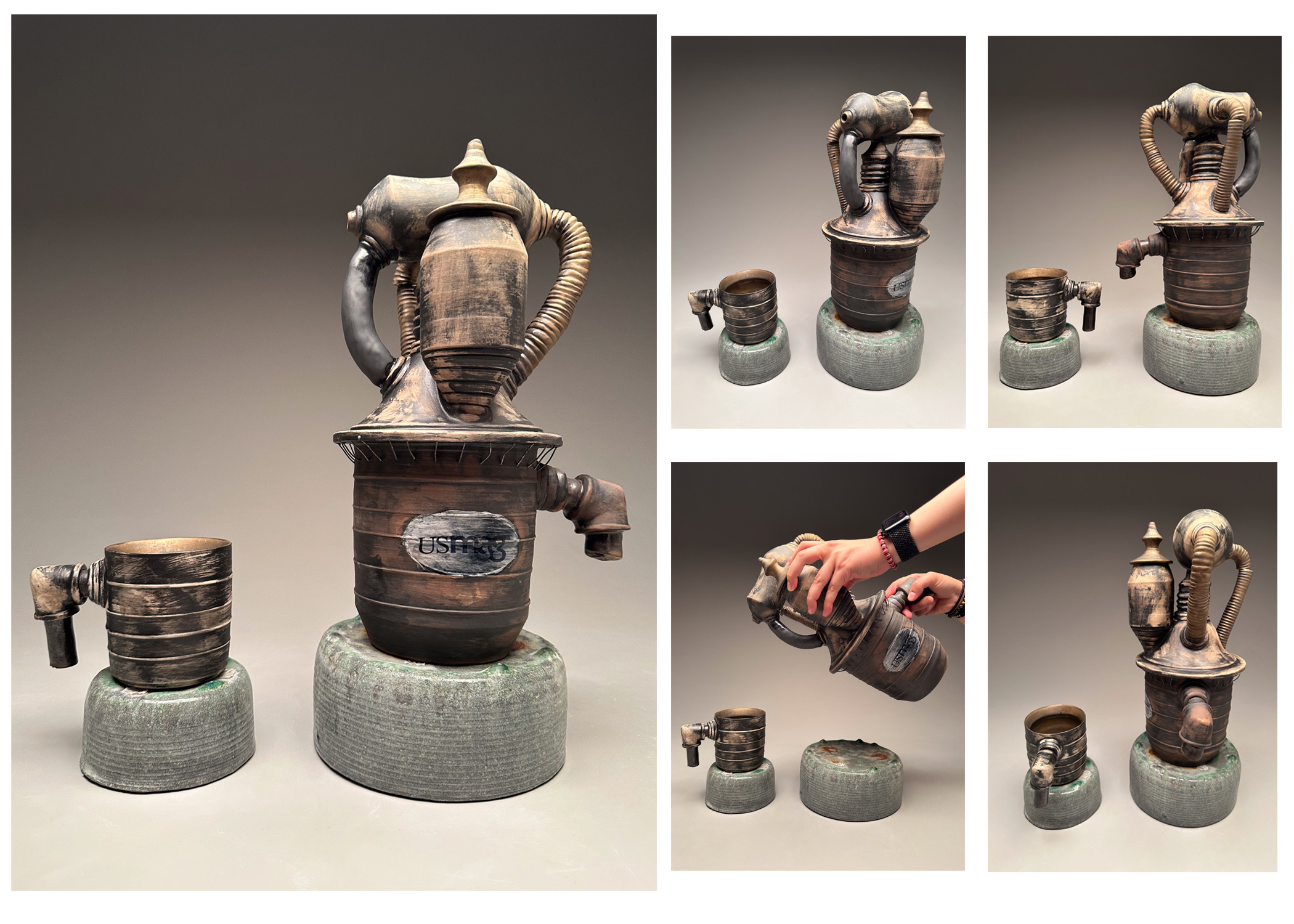 "US Mag Tea Set," created by Juan Diego Catholic High School student Denver Whaley.