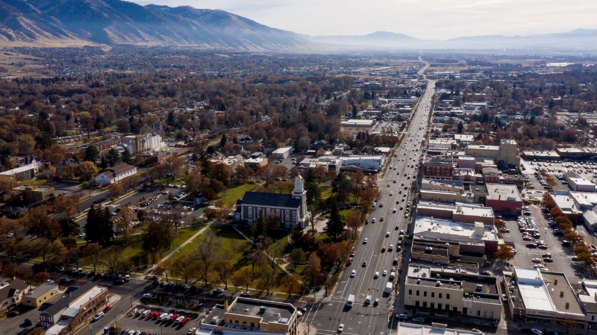 Downtown Logan is pictured on Nov. 14, 2019. The Logan City Council is set to vote on participation in a large power project Jan. 7.