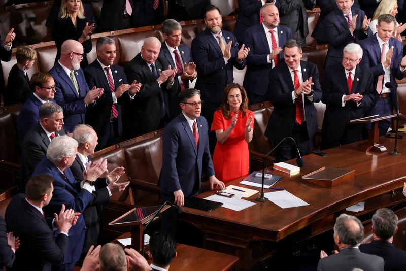 Trump's Republicans reelect Mike Johnson US House Speaker despite dissent