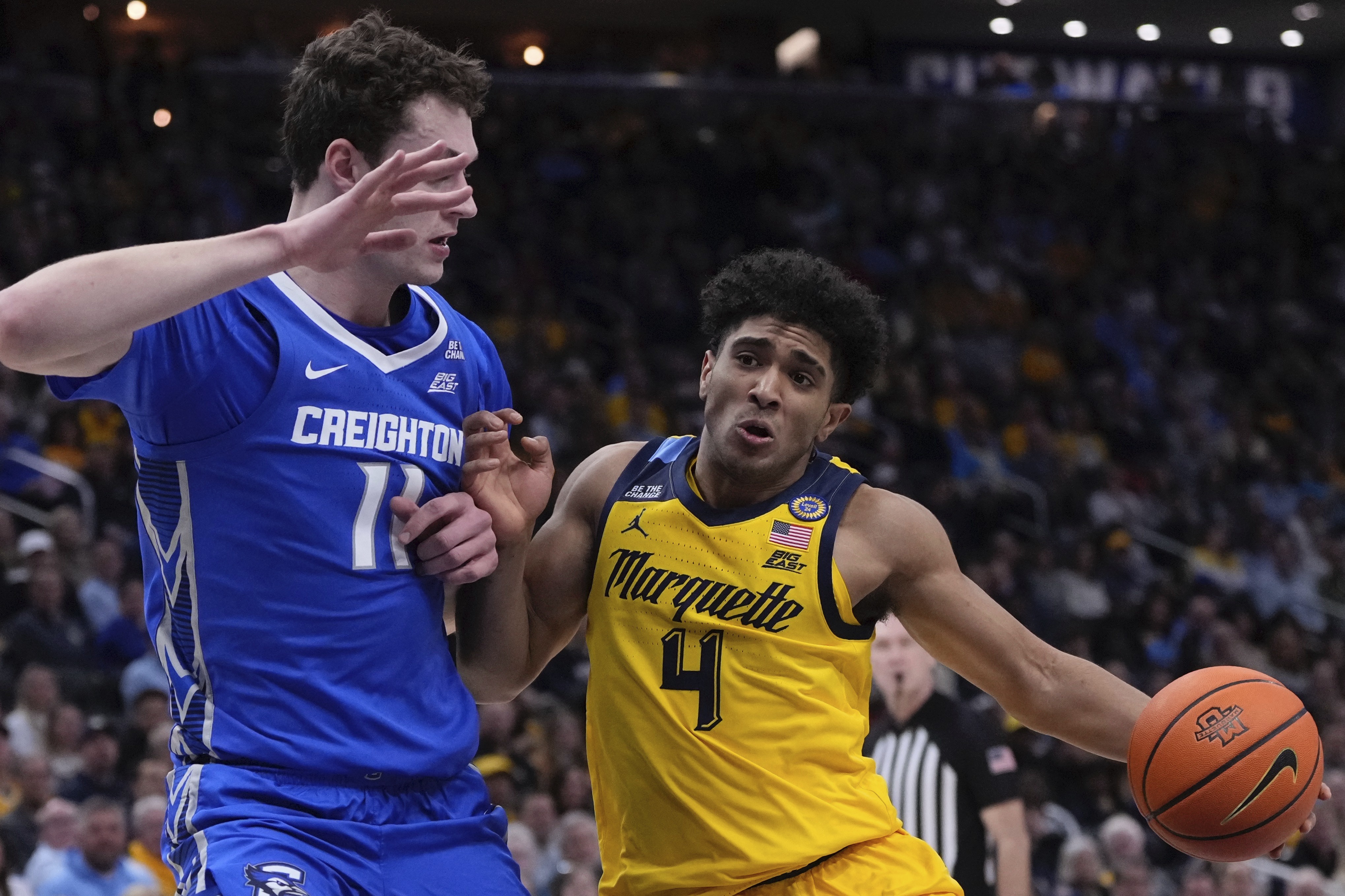 No. 8 Marquette beats Creighton 79-71 to stay unbeaten in Big East play