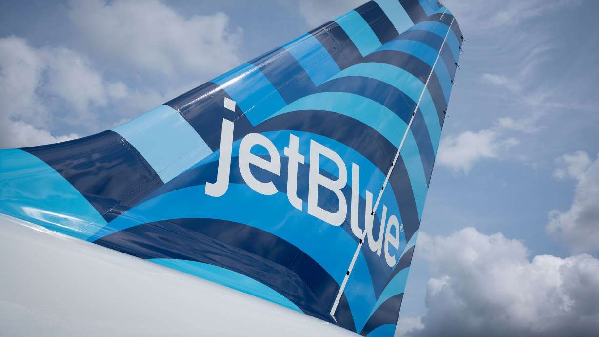 Two people were found dead in the wheel well of a JetBlue plane from New York City after it landed at Fort Lauderdale-Hollywood International Airport, the airline said on Tuesday.