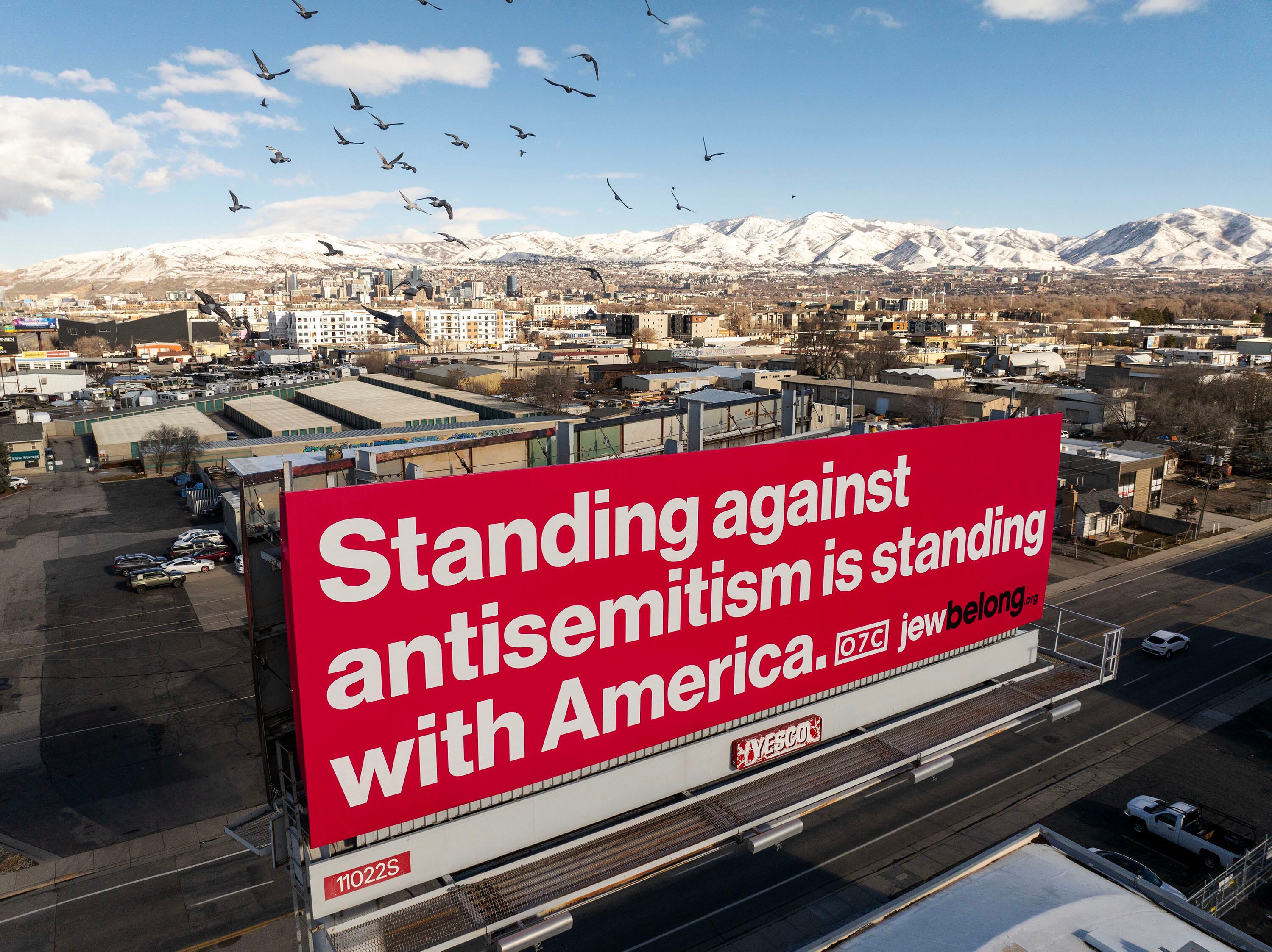 2 new billboards in Utah call for support of Jewish Americans, end to antisemitism