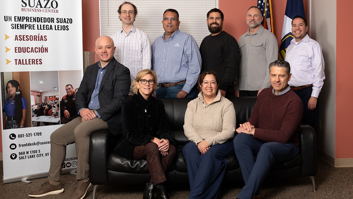 Suazo Business Center President Silvia Castro, seated in the middle, poses in an undated photo with some of the organization's board members. Suazo announced the naming of six new board members on Wednesday.