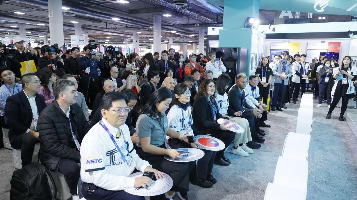 Attendees of the CES 2025 are pictured watching a product demonstration. Here are a few products that stood out to KSL.com tech reporter Logan Stefanich as he wandered the showroom floors.