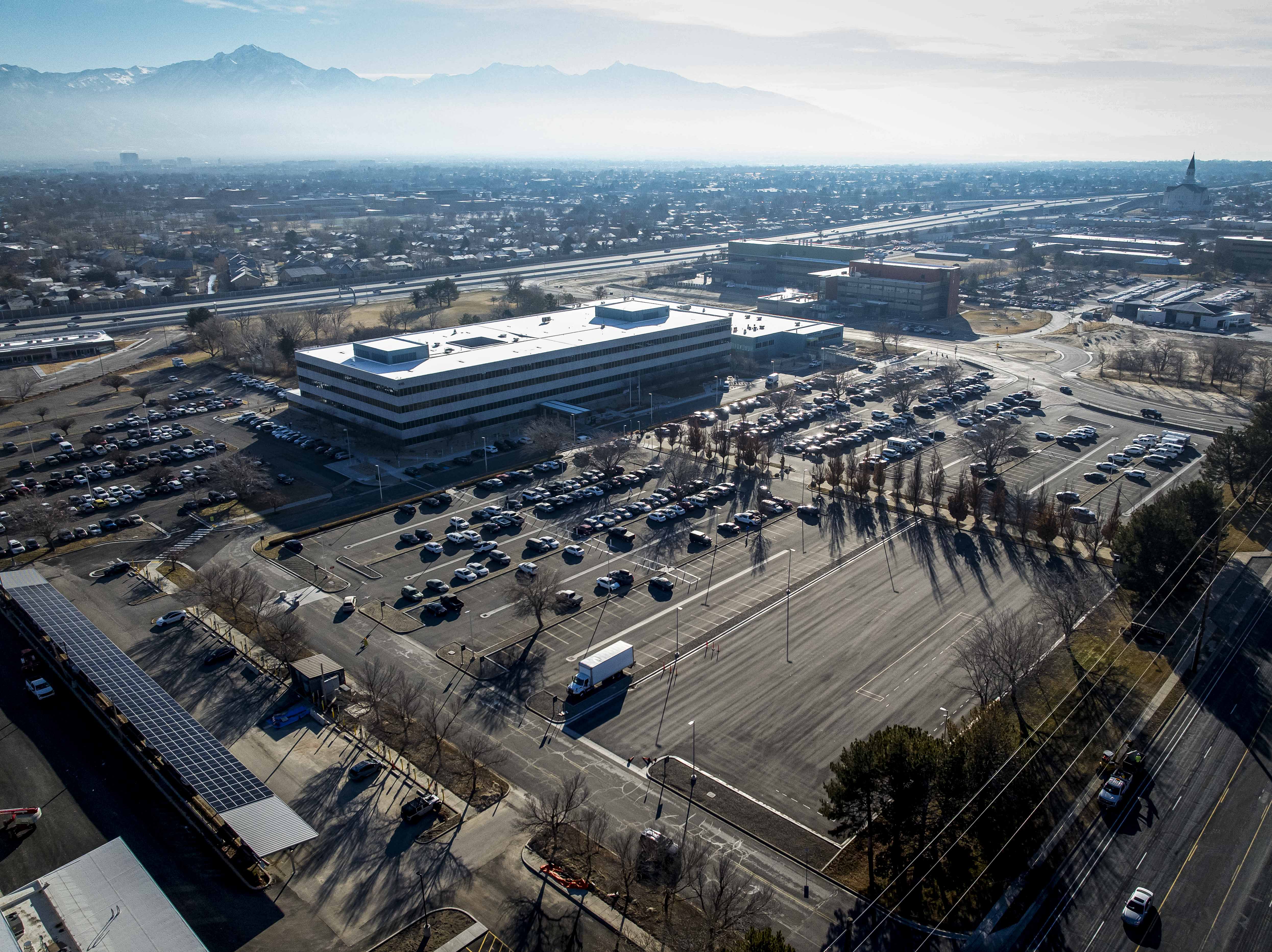 The state of Utah's Taylorsville campus stands on Friday.