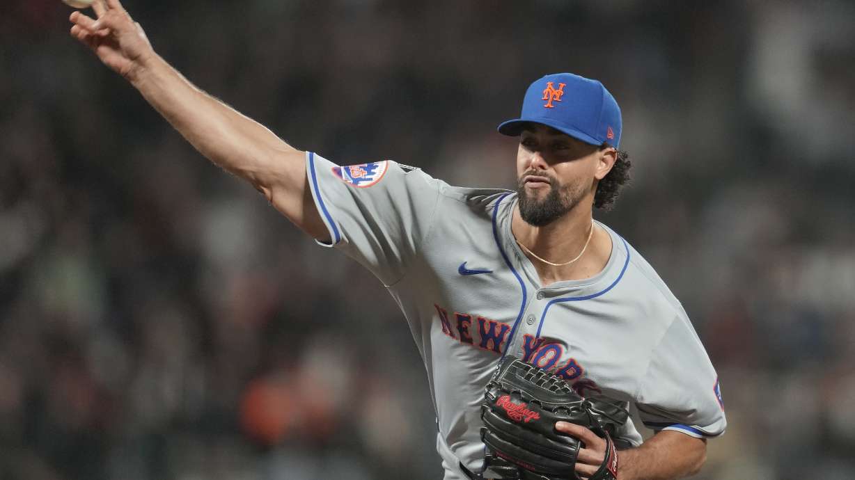 FILE - New York Mets' Jorge López during a baseball game against the San Francisco Giants in San Francisco, Monday, April 22, 2024.