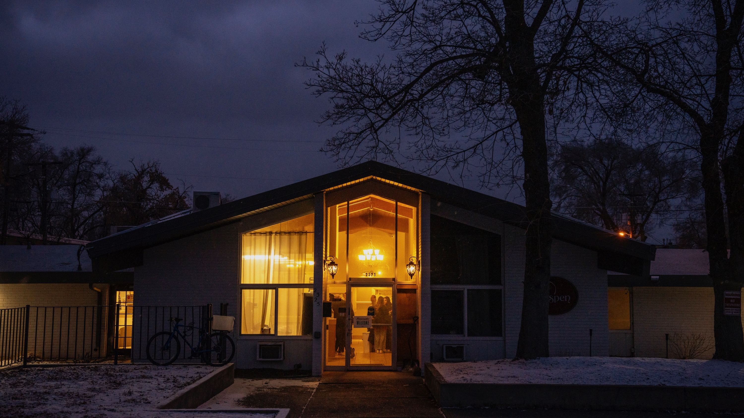 The site of a former assisted-living facility in Ogden and a proposed facility for the chronically homeless, photographed Monday, Jan. 13, 2024.