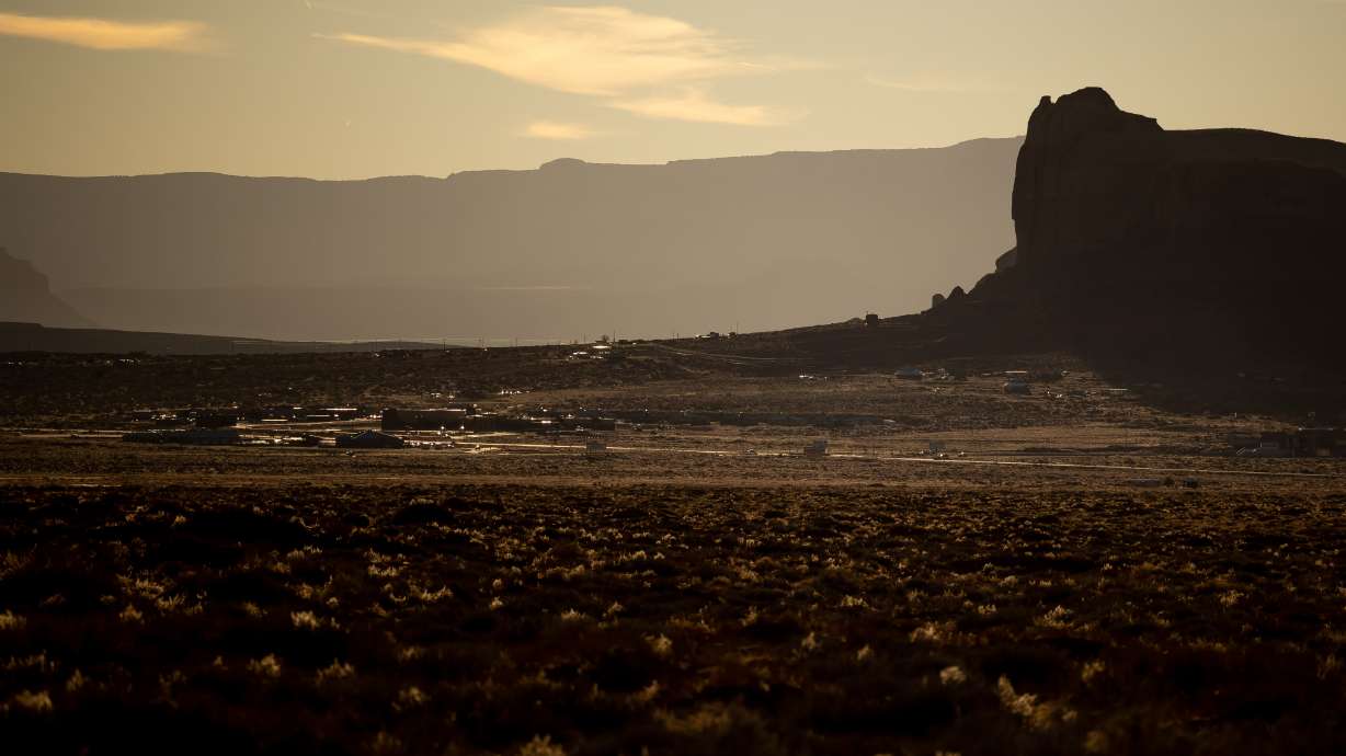 The community of Monument Valley, San Juan County, on the Utah-Arizona border on the Navajo Nation, on Nov. 17, 2022. Randy Lansing was given a life sentence Thursday for killing his girlfriend an hour east of Monument Valley in 2022.