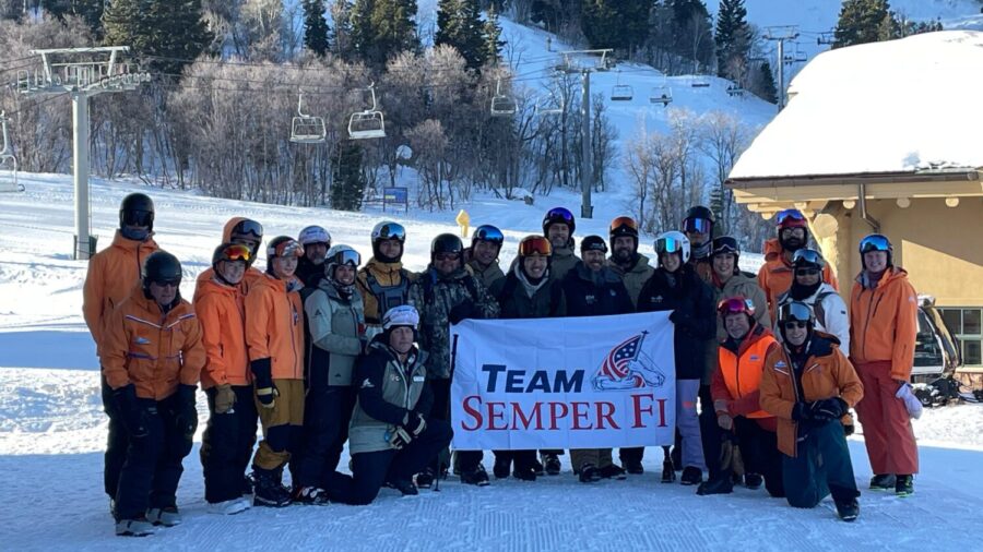 Nonprofit helps disabled Marines through skiing and comradery