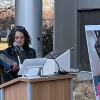 District Attorney plants tree, presents award in memory of child abuse victim