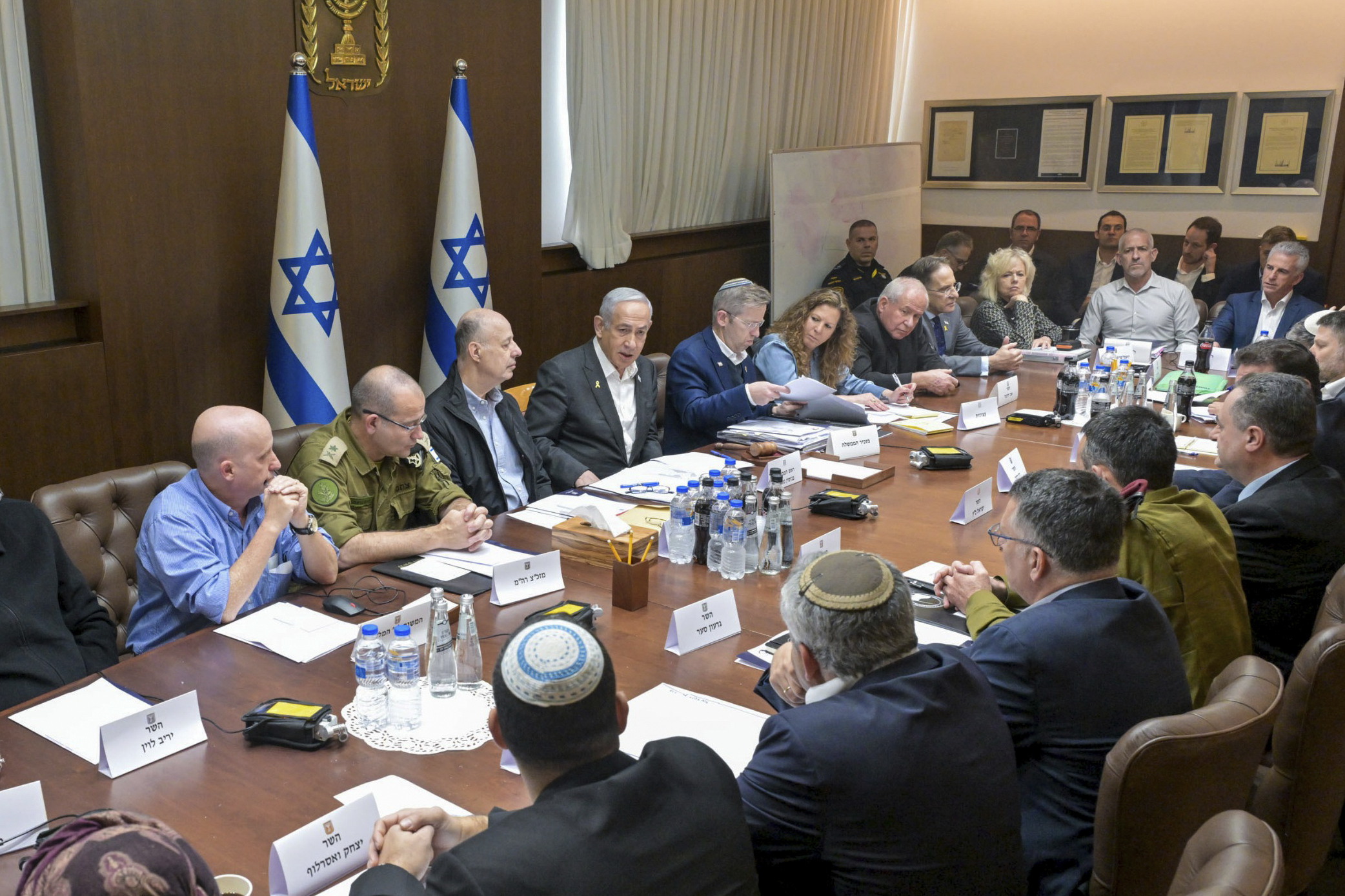 Israel's Cabinet approves a deal for a ceasefire in Gaza and the release of dozens of hostages