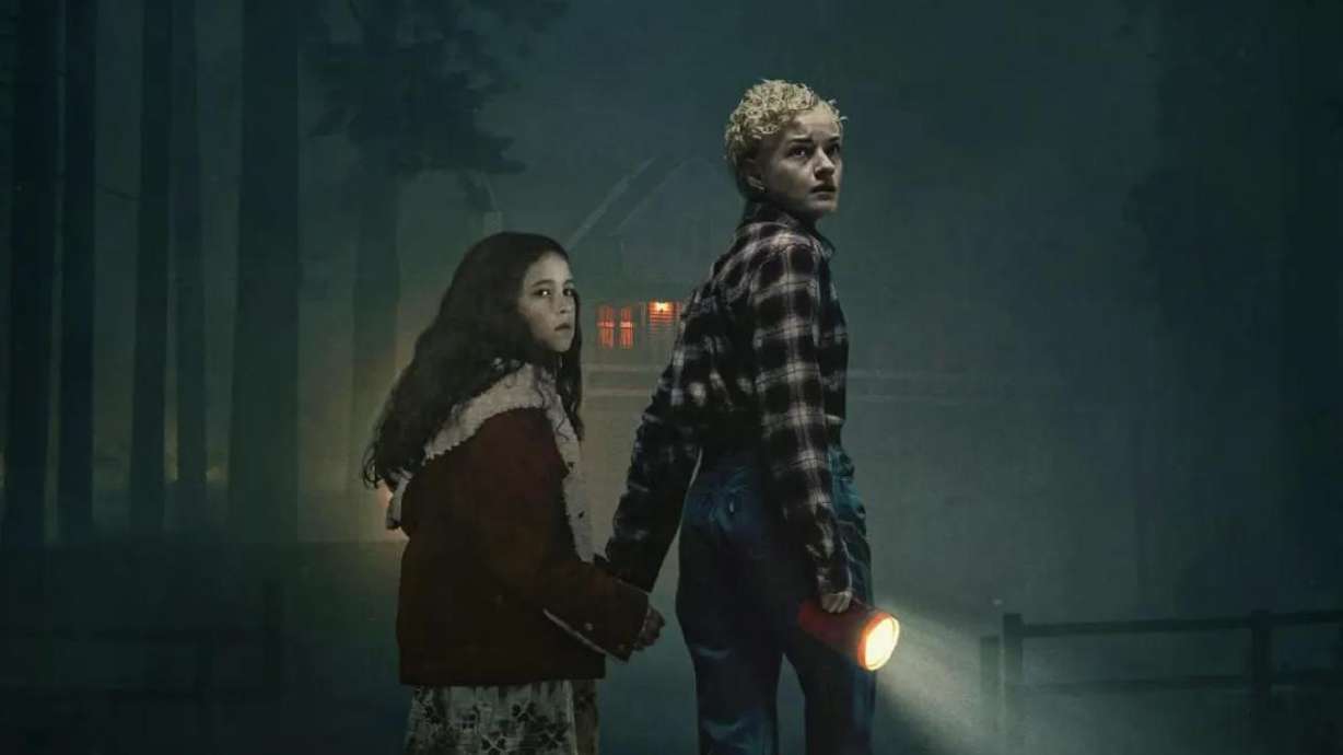 Julia Garner and Matilda Firth star in "Wolf Man."