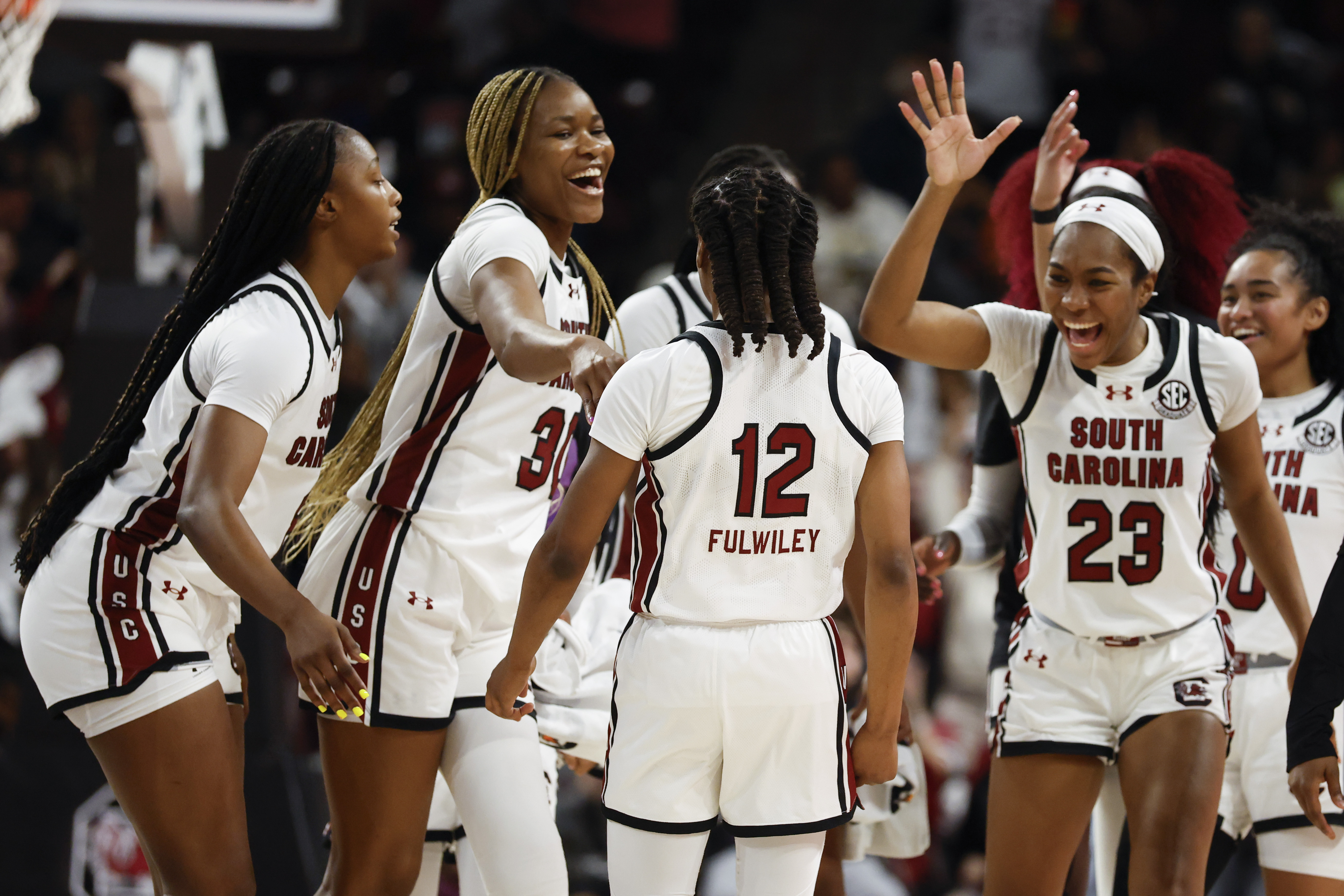 Fulwiley keys fast start for No. 2 South Carolina in 101-60 rout of No. 13 Oklahoma