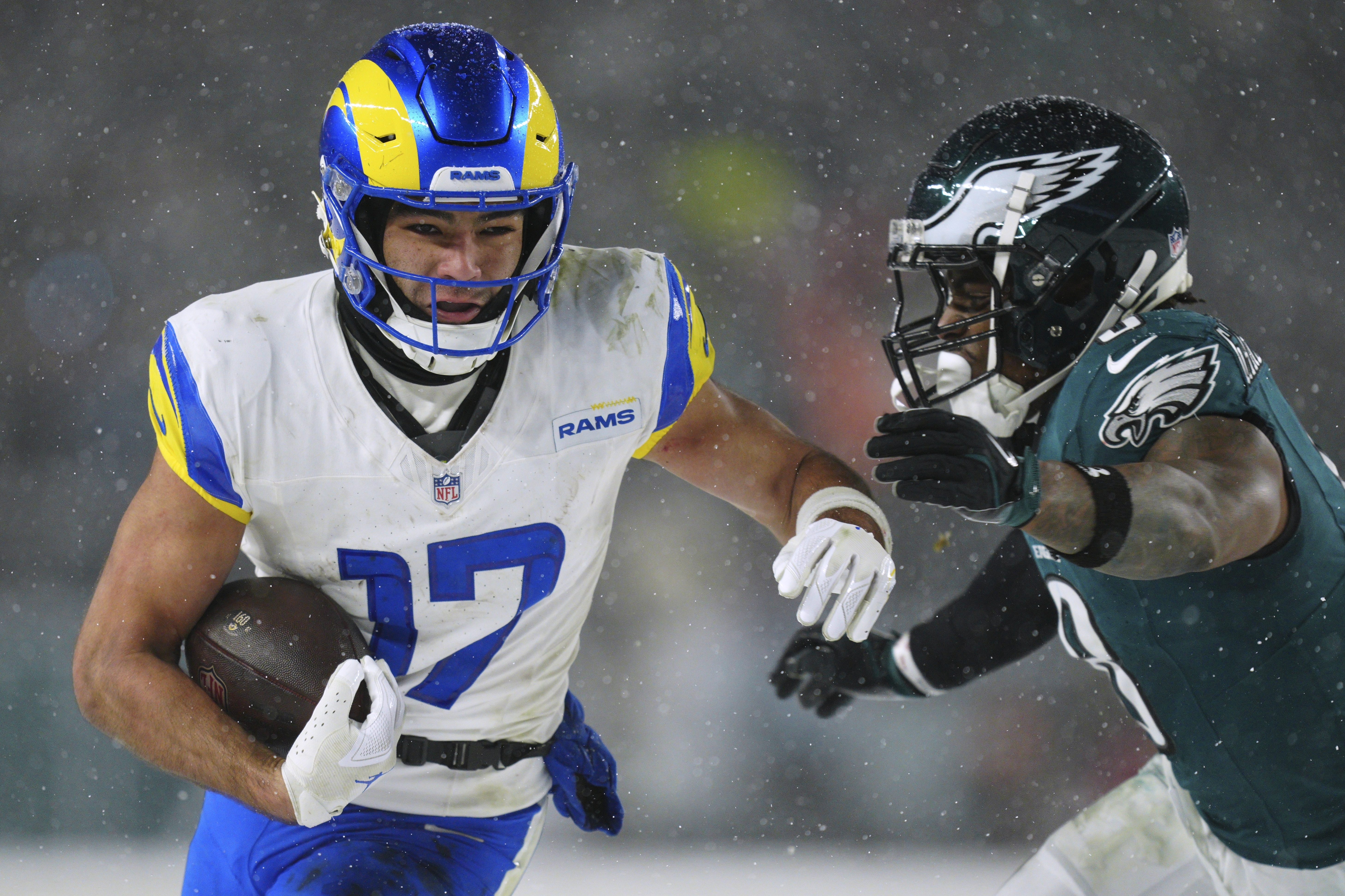 Locals in the NFL Playoffs: Late push from Nacua, Rams can't overcome Eagles' 'Snowquon'