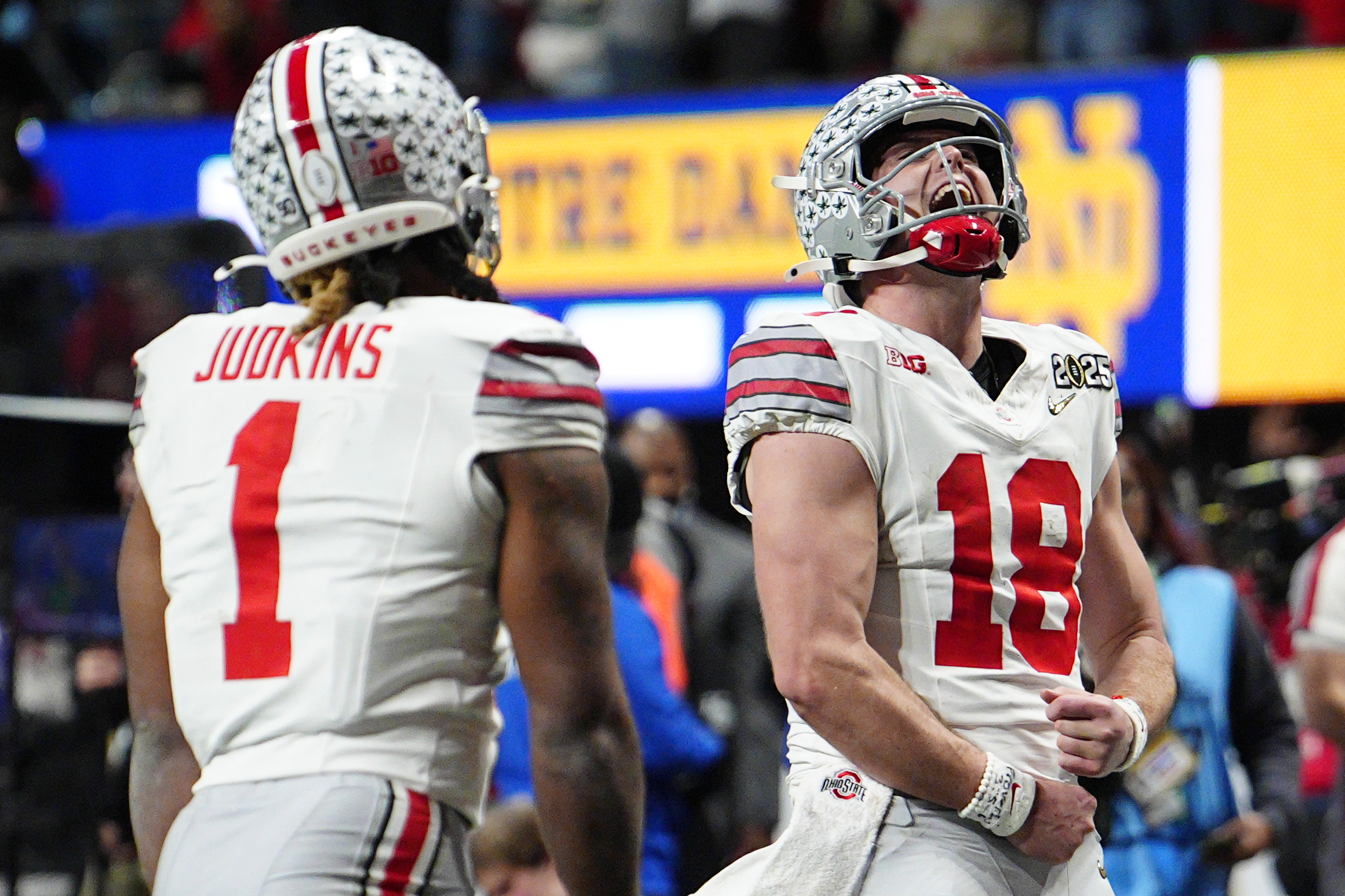 Ohio State wins 1st national title since 2014, outlasting Notre Dame 34-23