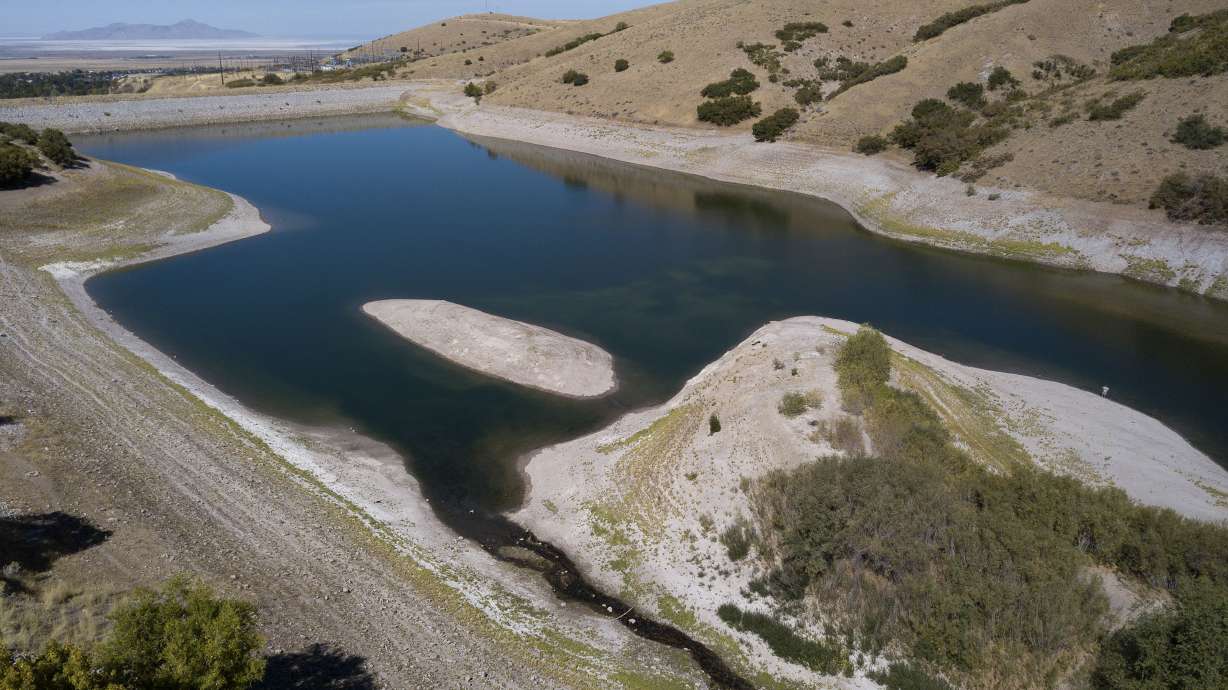Settlement Canyon Reservoir in Tooele County on Sept. 27, 2018. The reservoir's owner said Monday it is temporarily closing access to the reservoir due to "dangerous" ice conditions.