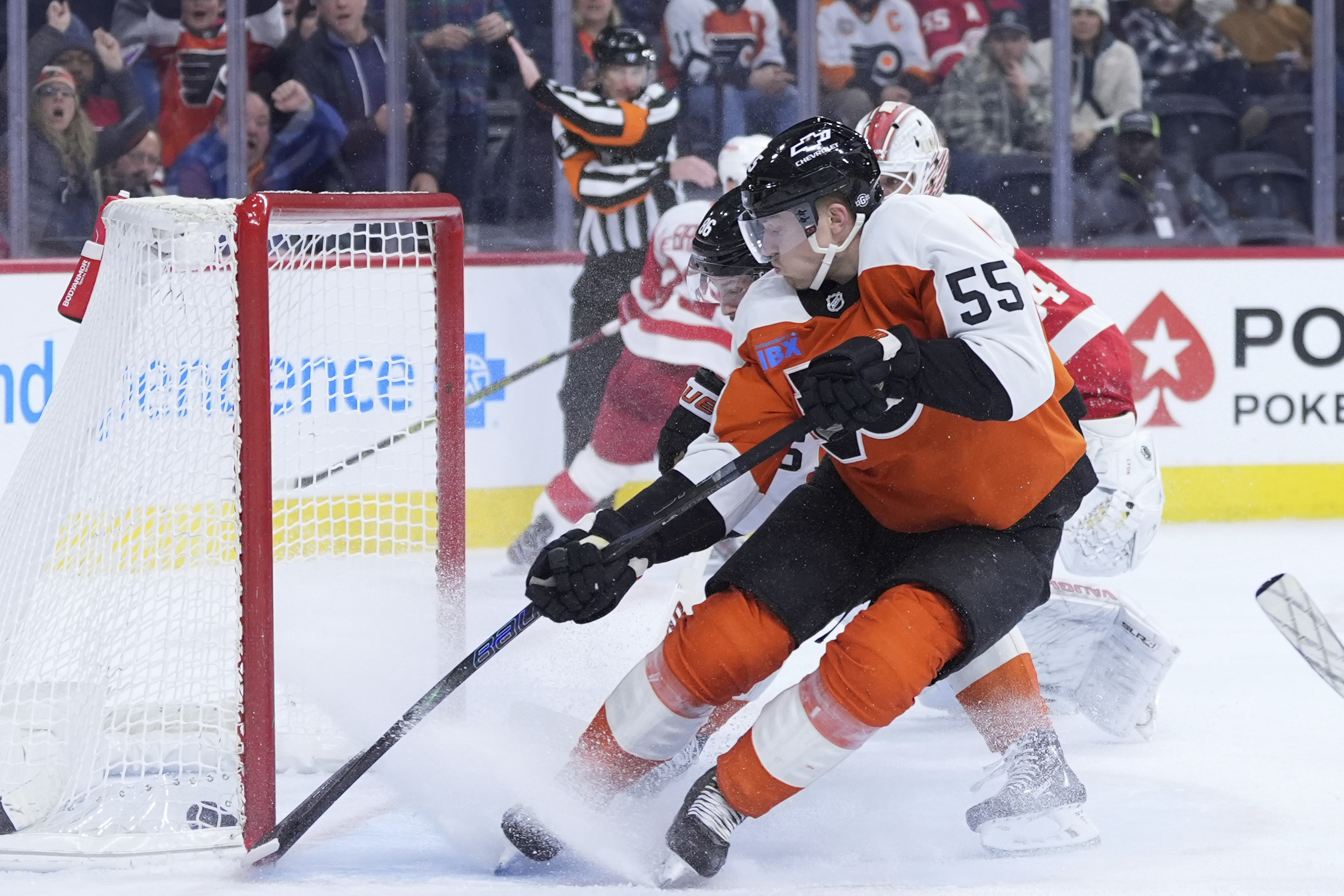 Ristolainen scores in OT to lift the Flyers over the Red Wings 2-1