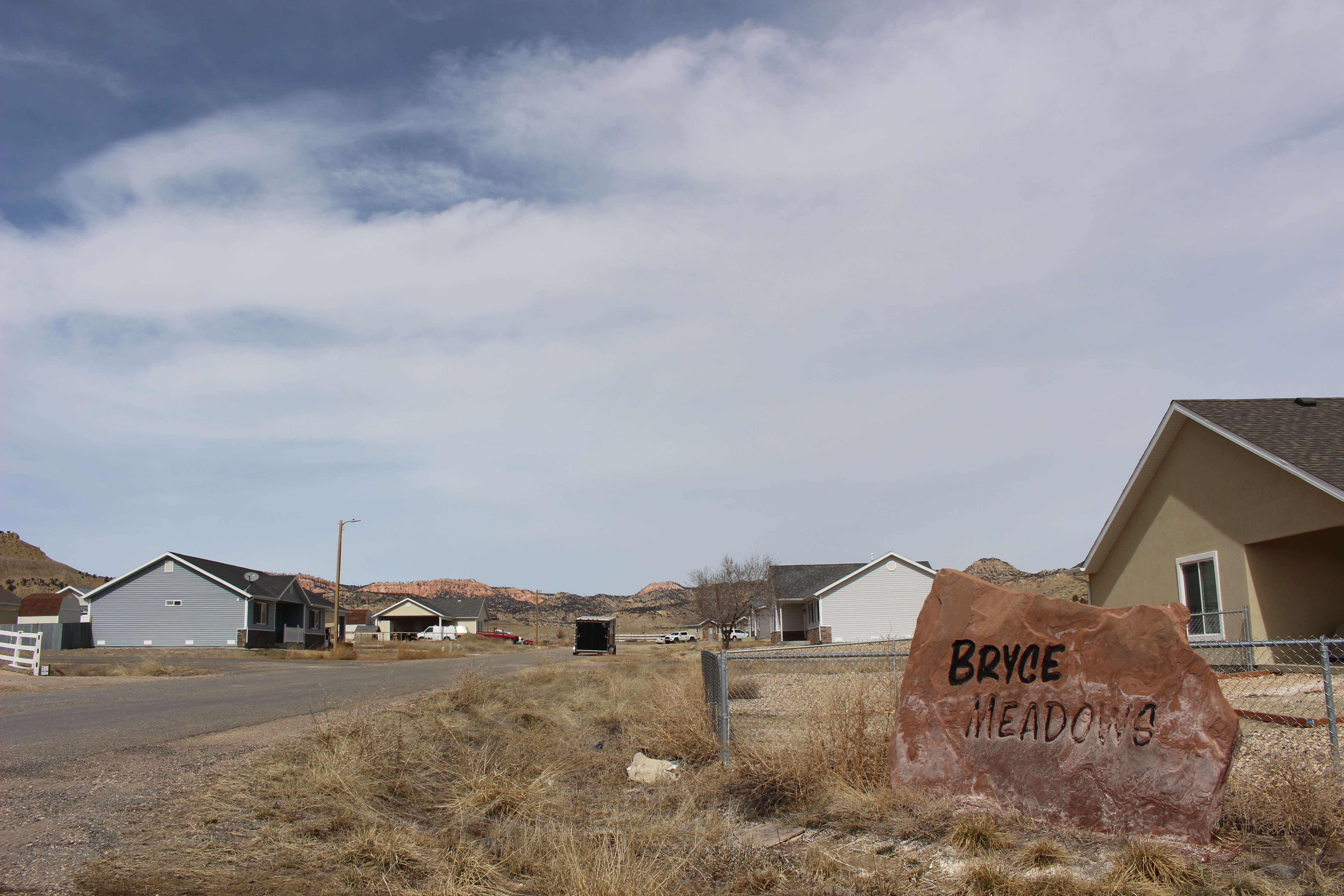 Bryce Meadows subdivision outside of Bryce Canyon National Park.