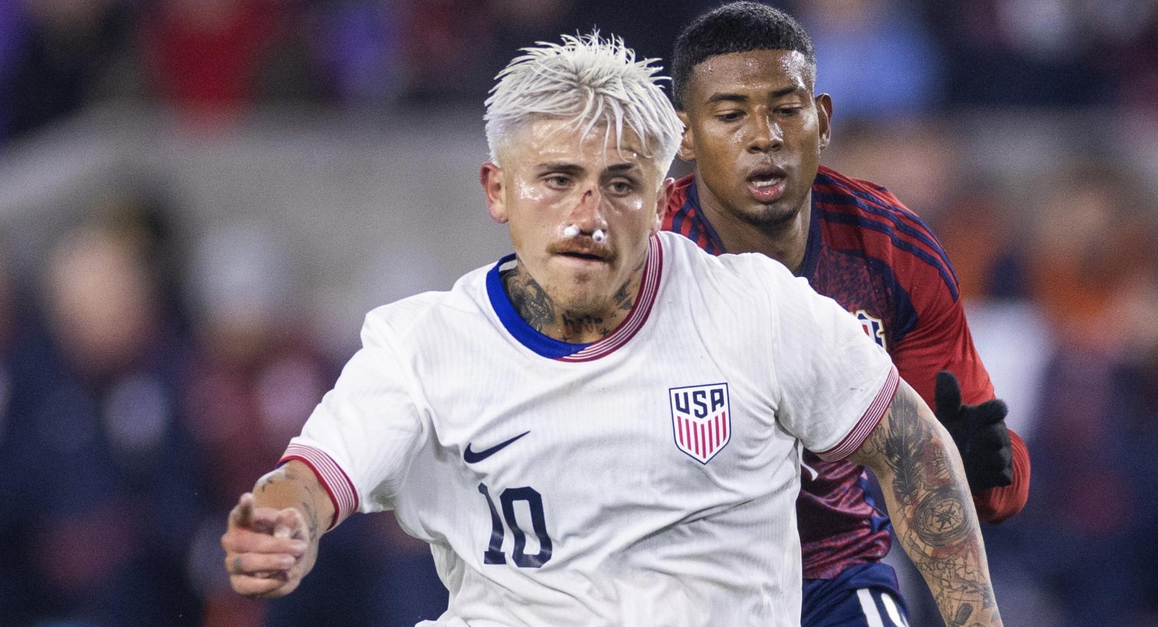 Luna, Eneli provide pair of assists in 3-0 USMNT win over Costa Rica