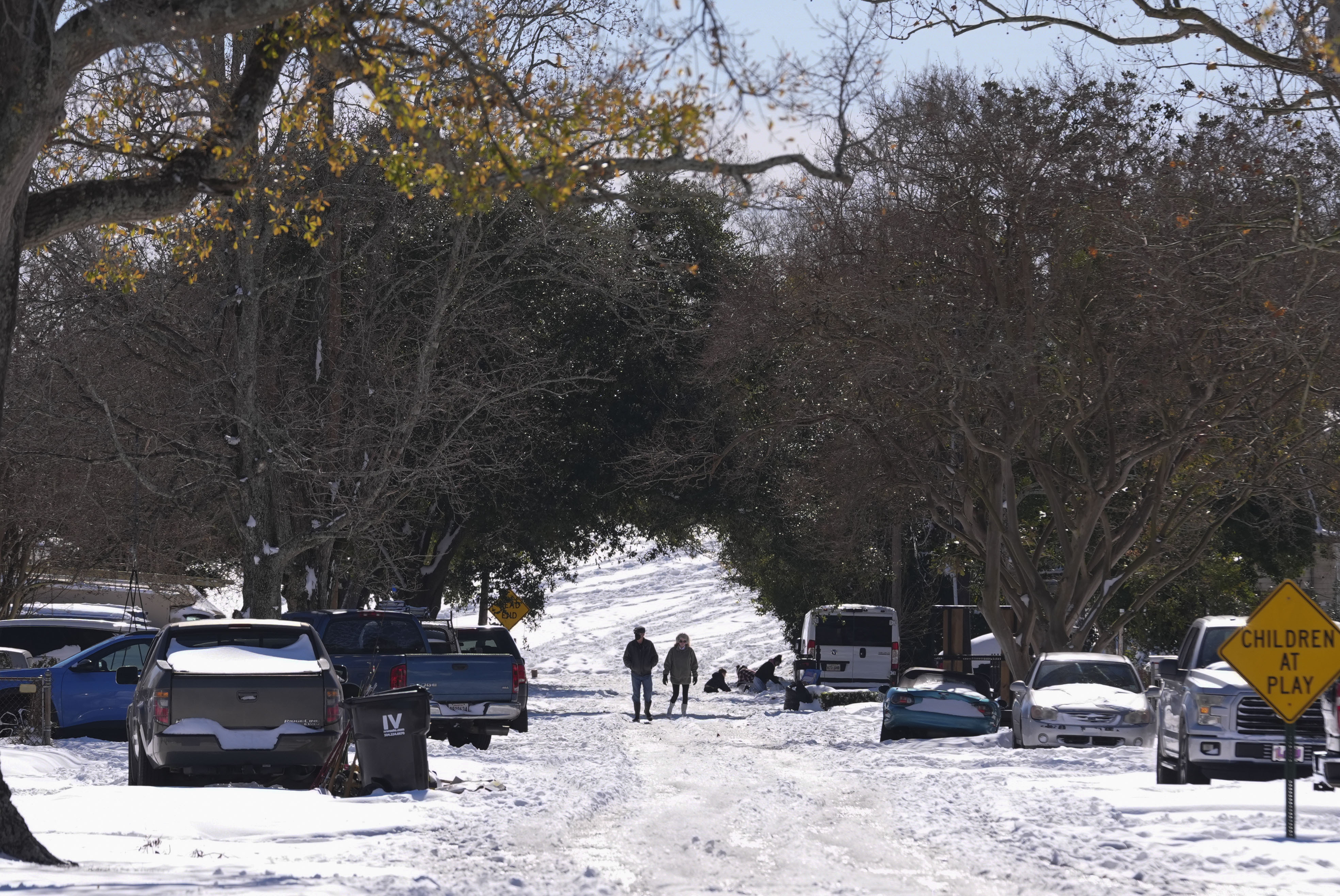 Southern cities repurpose Mardi Gras equipment to clear leftover snow after rare winter storm