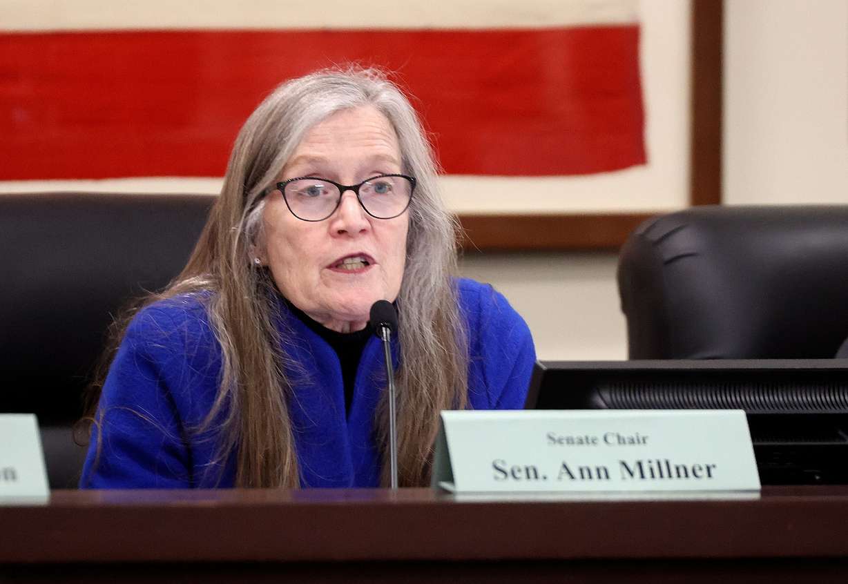 Sen. Ann Millner, R-Ogden, during a meeting with the Higher Education Appropriations Subcommittee in the Senate Building in Salt Lake City on Jan. 23, 2025. Millner's SB241 would help educators focus, she said on Thursday.