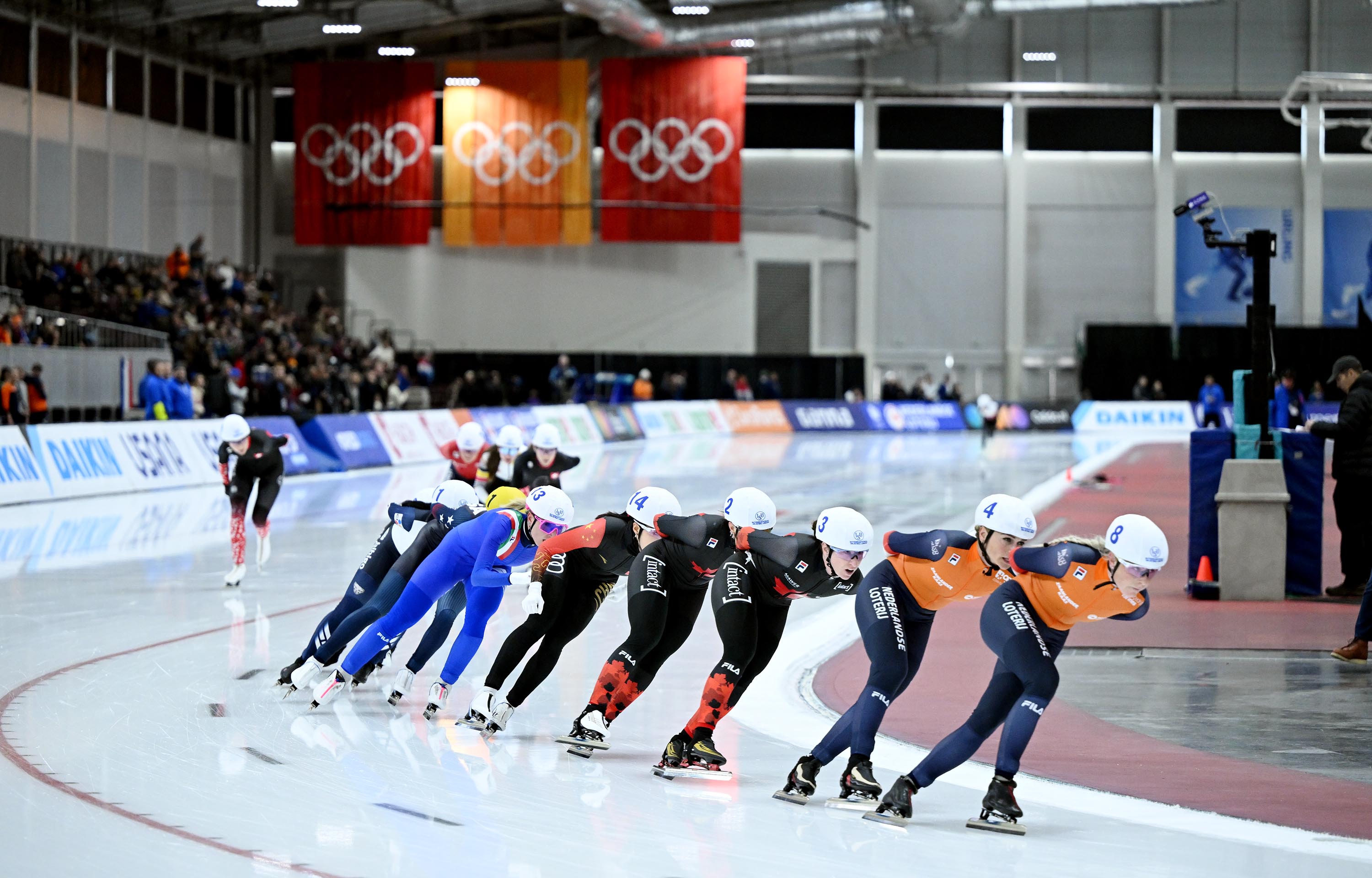 Calgary's Olympic speedskating oval needs major repairs. That's not the case with Utah's track