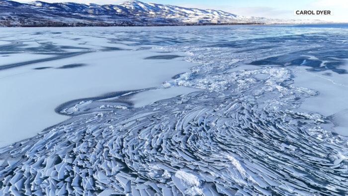 Photos: Frigid winds create unique ice formations at Bear Lake