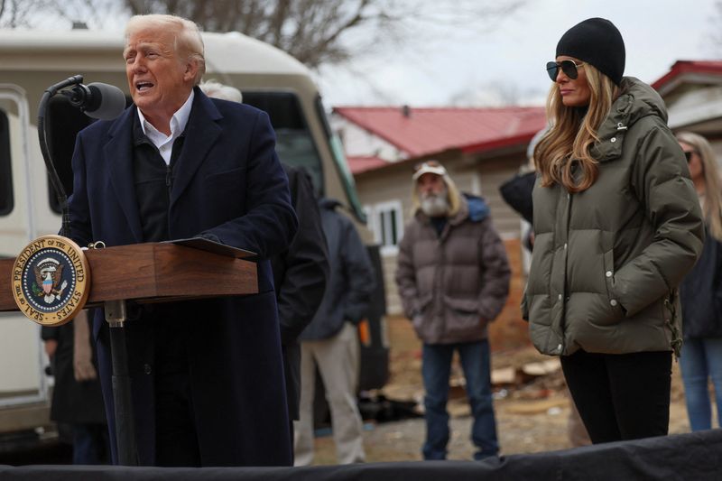 Trump says he will order FEMA overhaul on tour of disaster-hit North Carolina