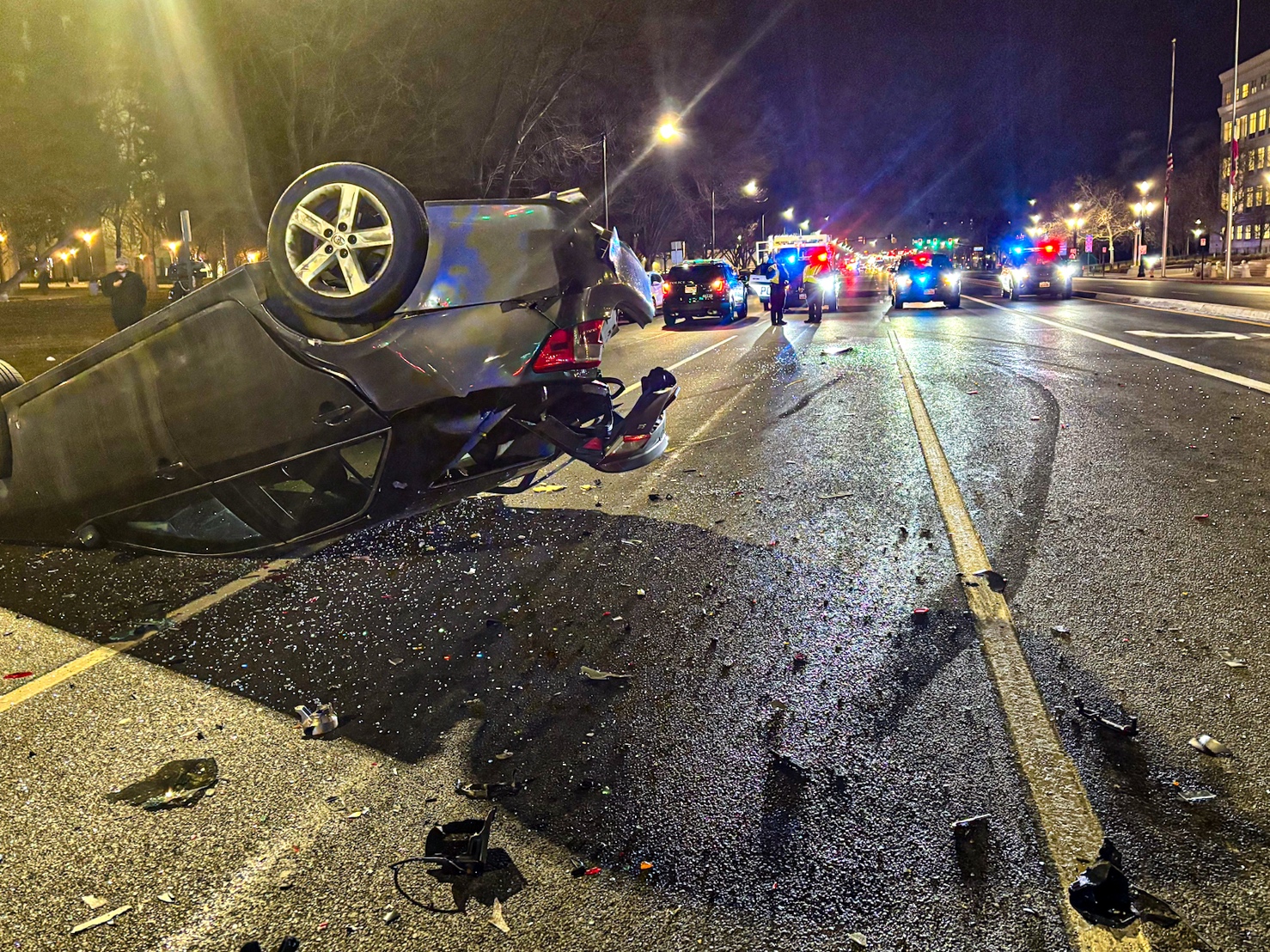 Police: High-speed, 4-car crash in downtown Salt Lake the result of impaired driving