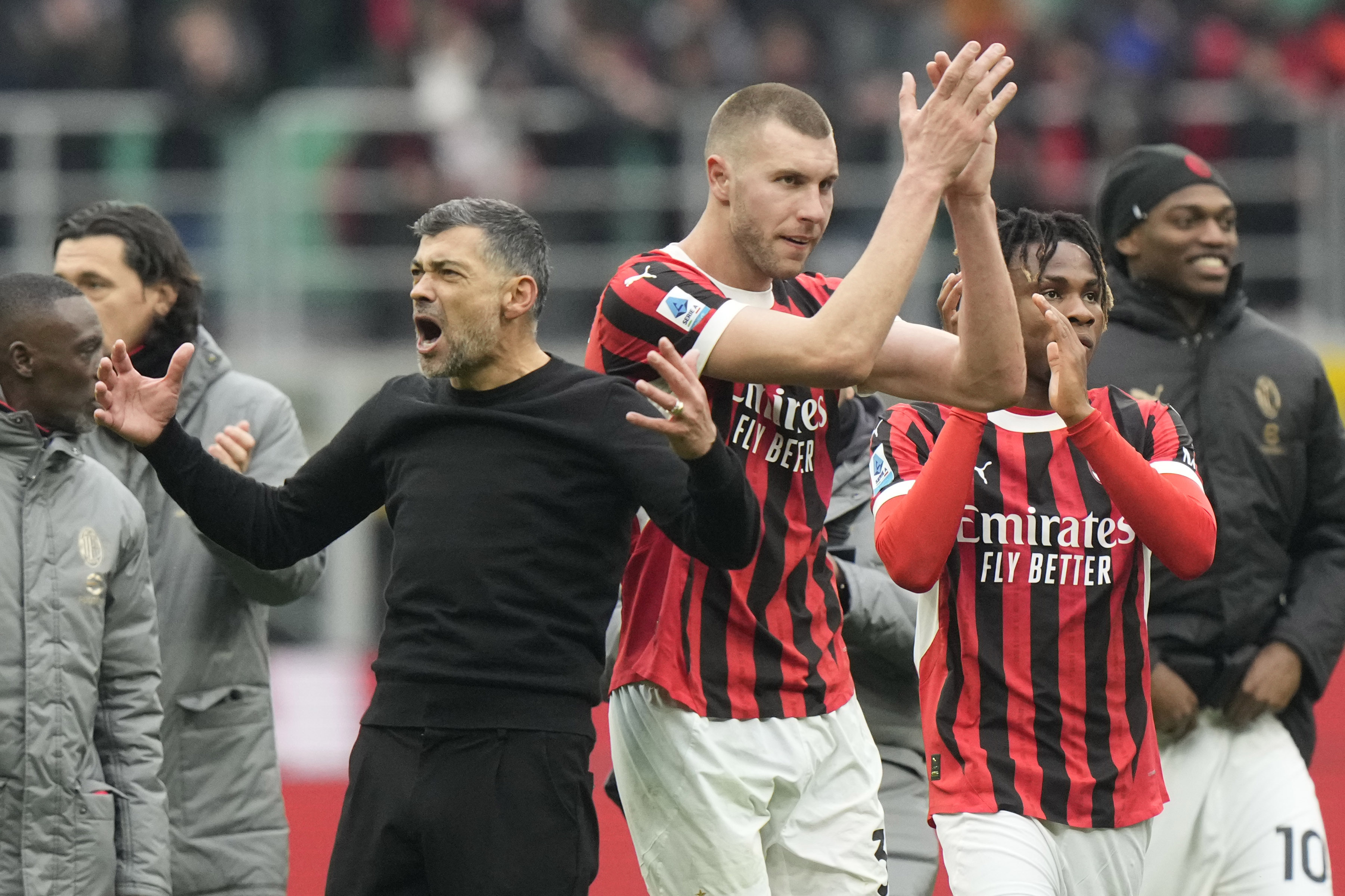 AC Milan provides drama at the San Siro with 2 late goals in 3-2 comeback win over Parma