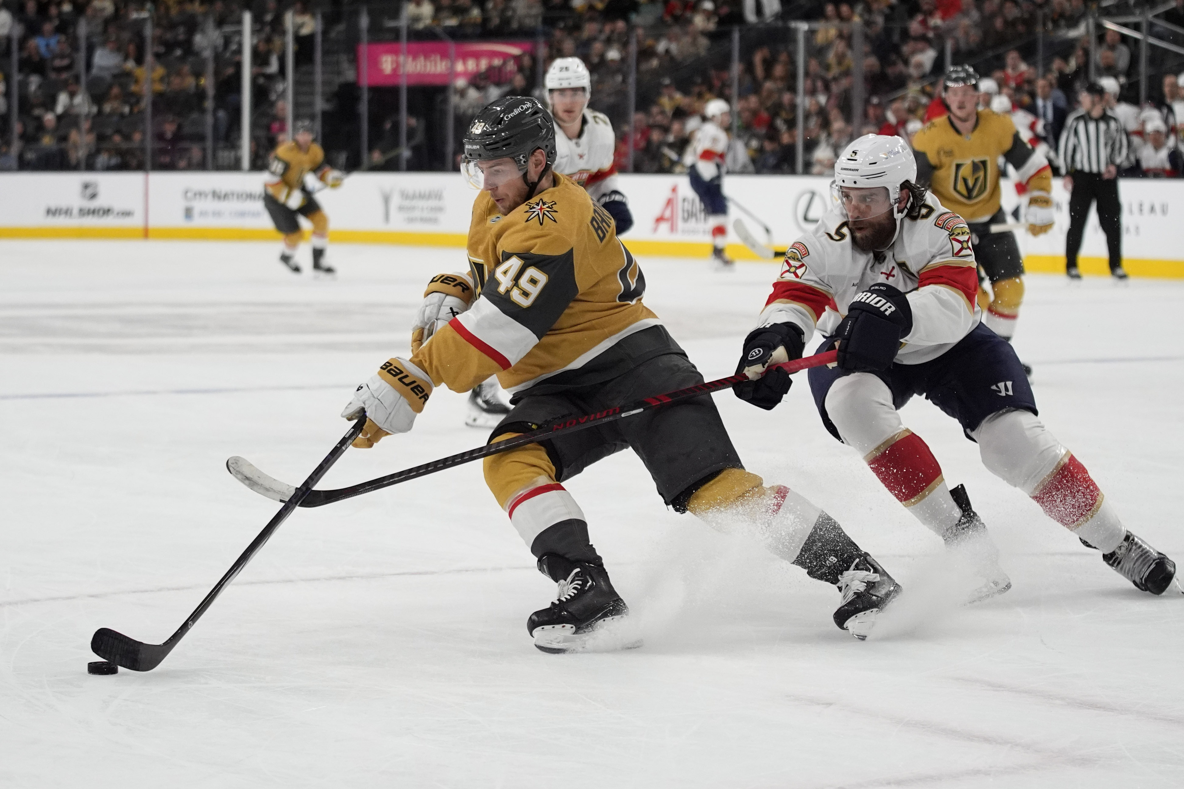 Golden Knights open homestand with 4-1 victory over defending champion Panthers