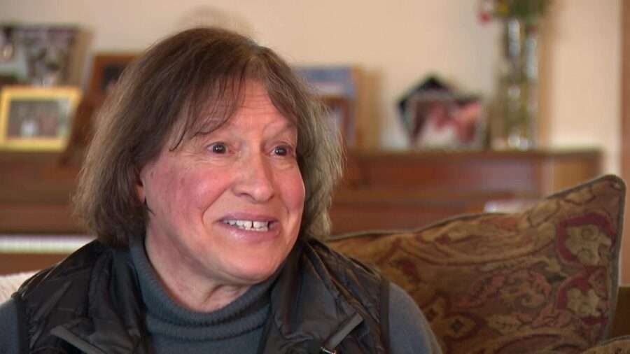 Faye Lincoln said her mother and father survived the Auschwitz concentration camp, pictured Monday.