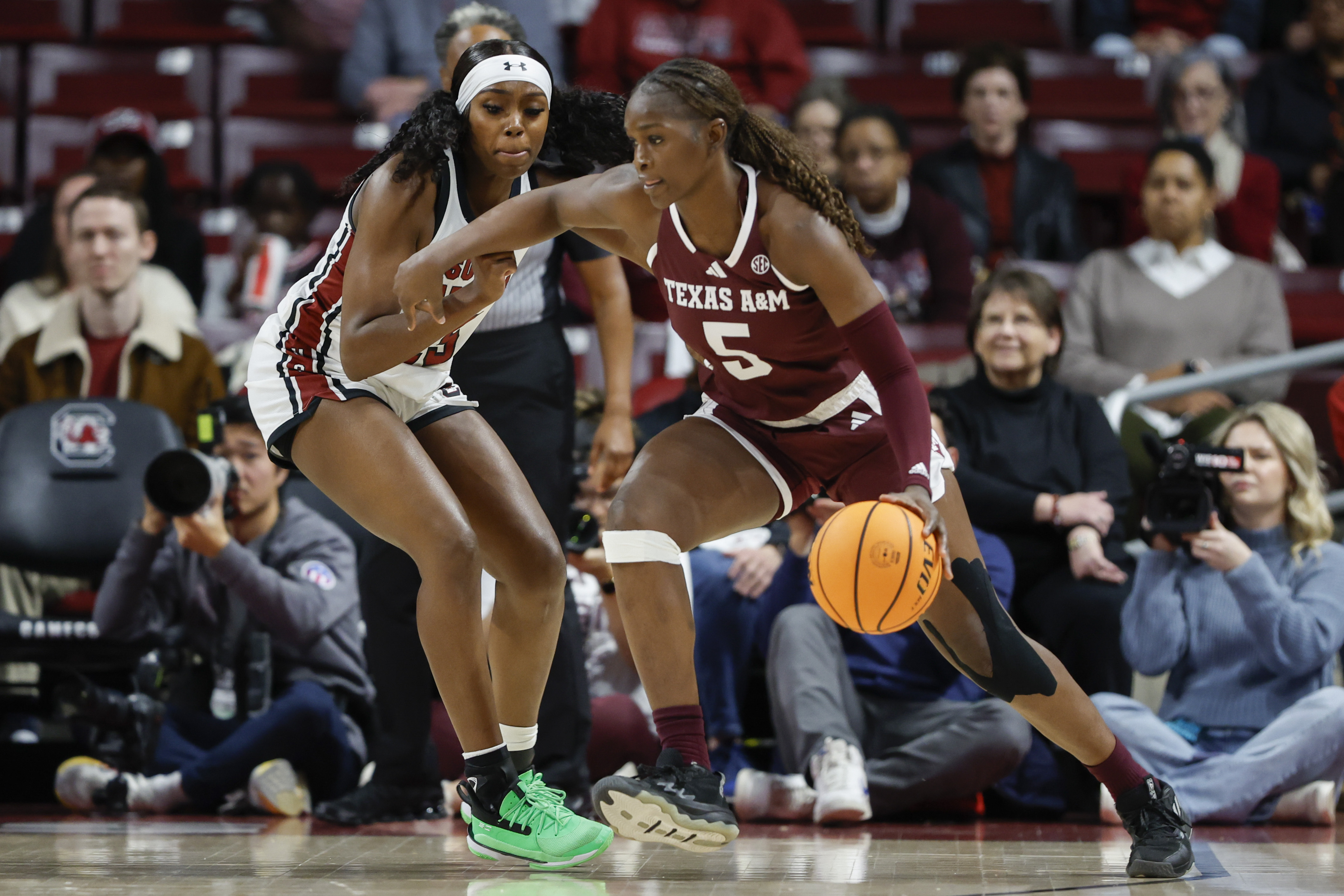 Texas A&M's Aicha Coulibaly to miss remainder of the season after injuring her knee