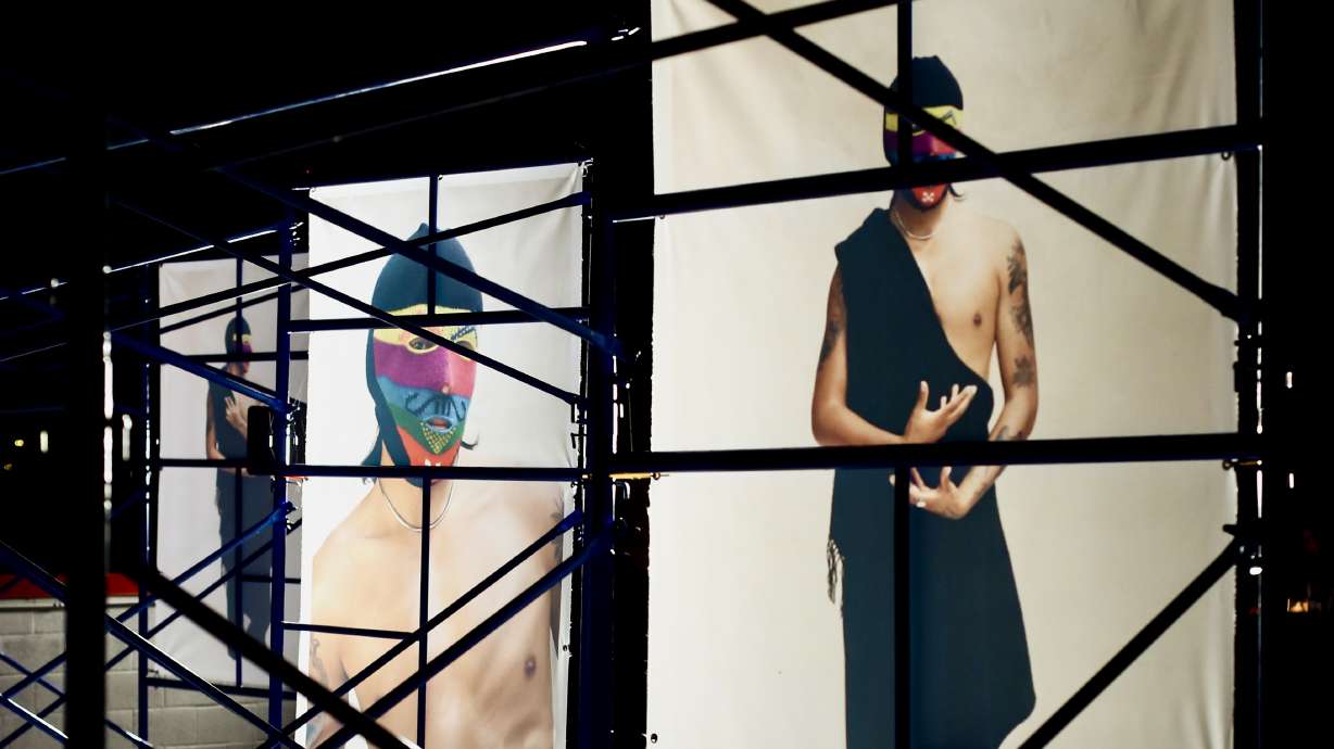 An art installation by Maru Quevedo. Quevedo and seven other artists will be featured at Frame By Frame in Salt Lake City on Saturday.