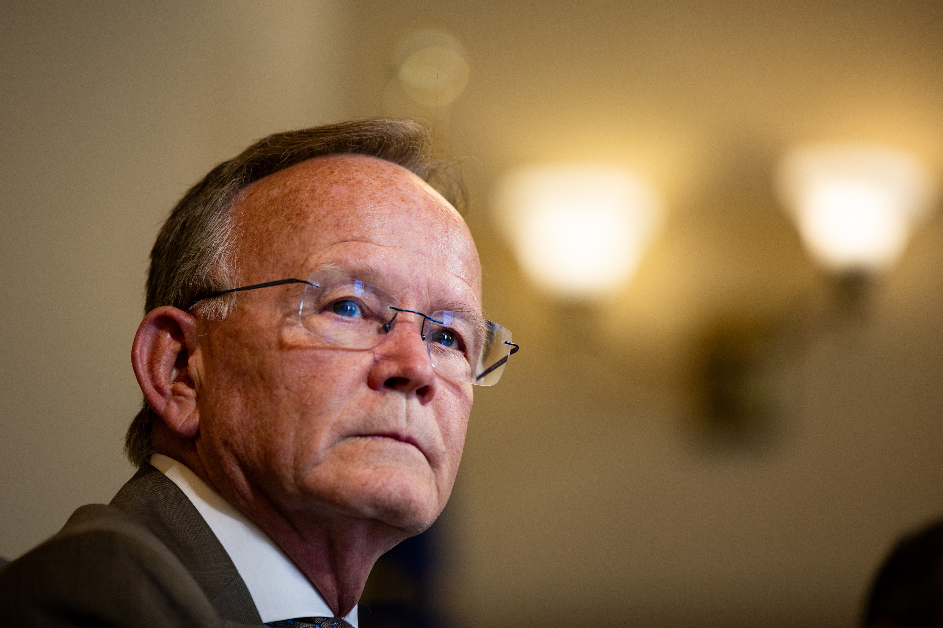 Top lawmakers in Utah, like Senate President Stuart Adams pictured here in June 2024, appeared relieved after the White House rescinded a memo to freeze federal aid and grants Wednesday afternoon.