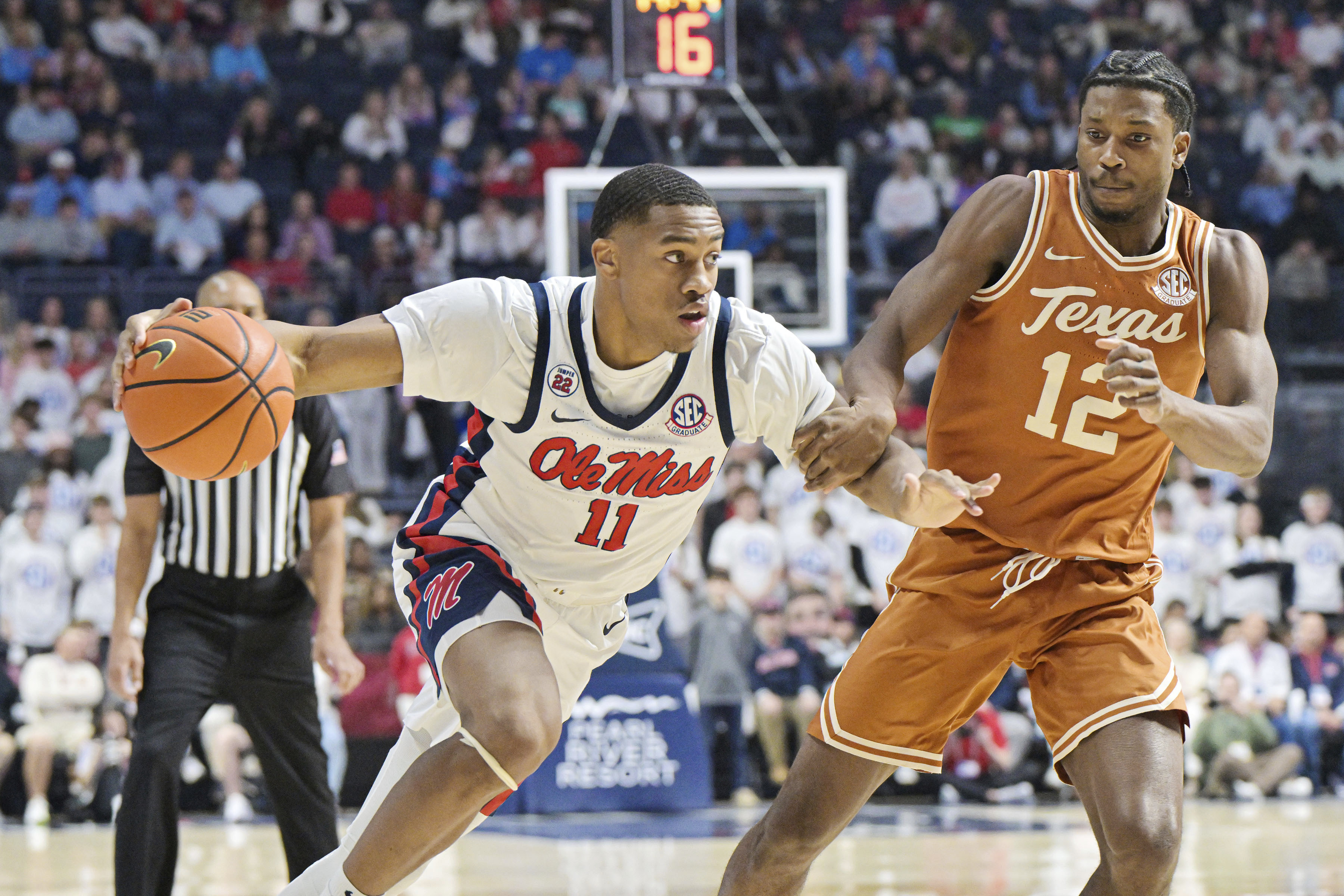 Late free throws, defensive stops carry No. 23 Mississippi past Texas, 72-69