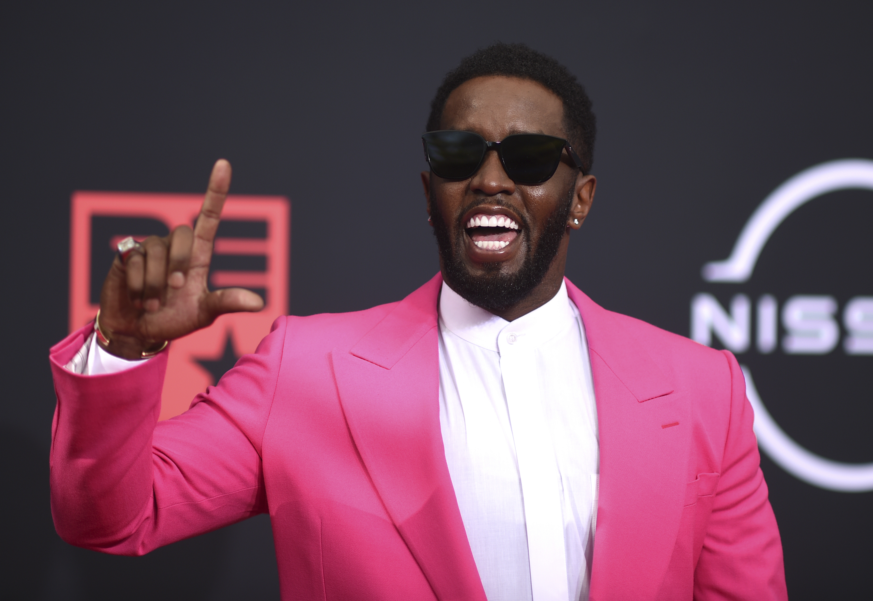 Sean "Diddy" Combs arrives at the BET Awards at the Microsoft Theater in Los Angeles, on June 26, 2022.