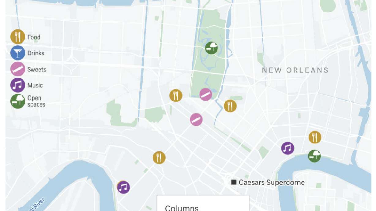 There's no shortage of things to do in New Orleans for those in town for the Super Bowl.