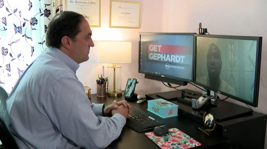 Christopher Maxwell tells KSL’s Matt Gephardt an experience with a particular victim who became severely depressed persuaded him to quit romance scamming.