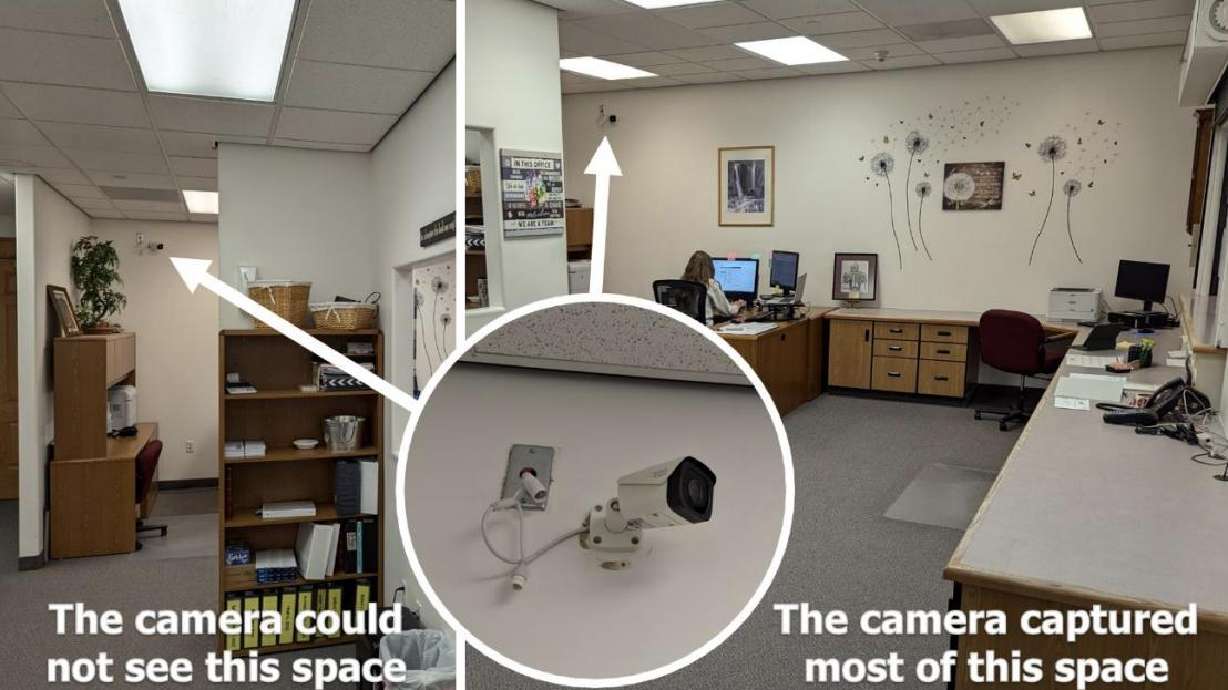 Cameras are seen in Piute County ballot processing areas. A legislative audit found several issues with election administration in Piute and Wayne counties during the 2024 election cycle.