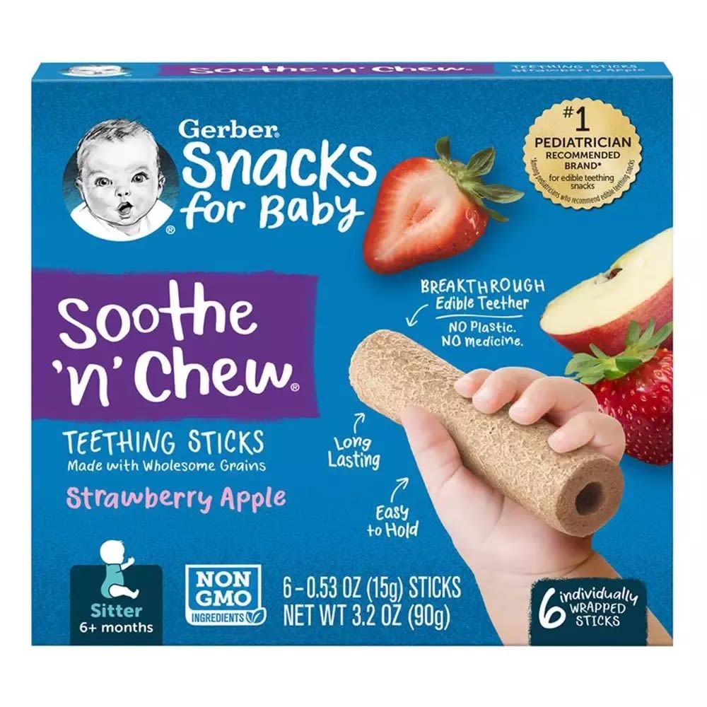 Gerber recalls teething sticks over choking concern